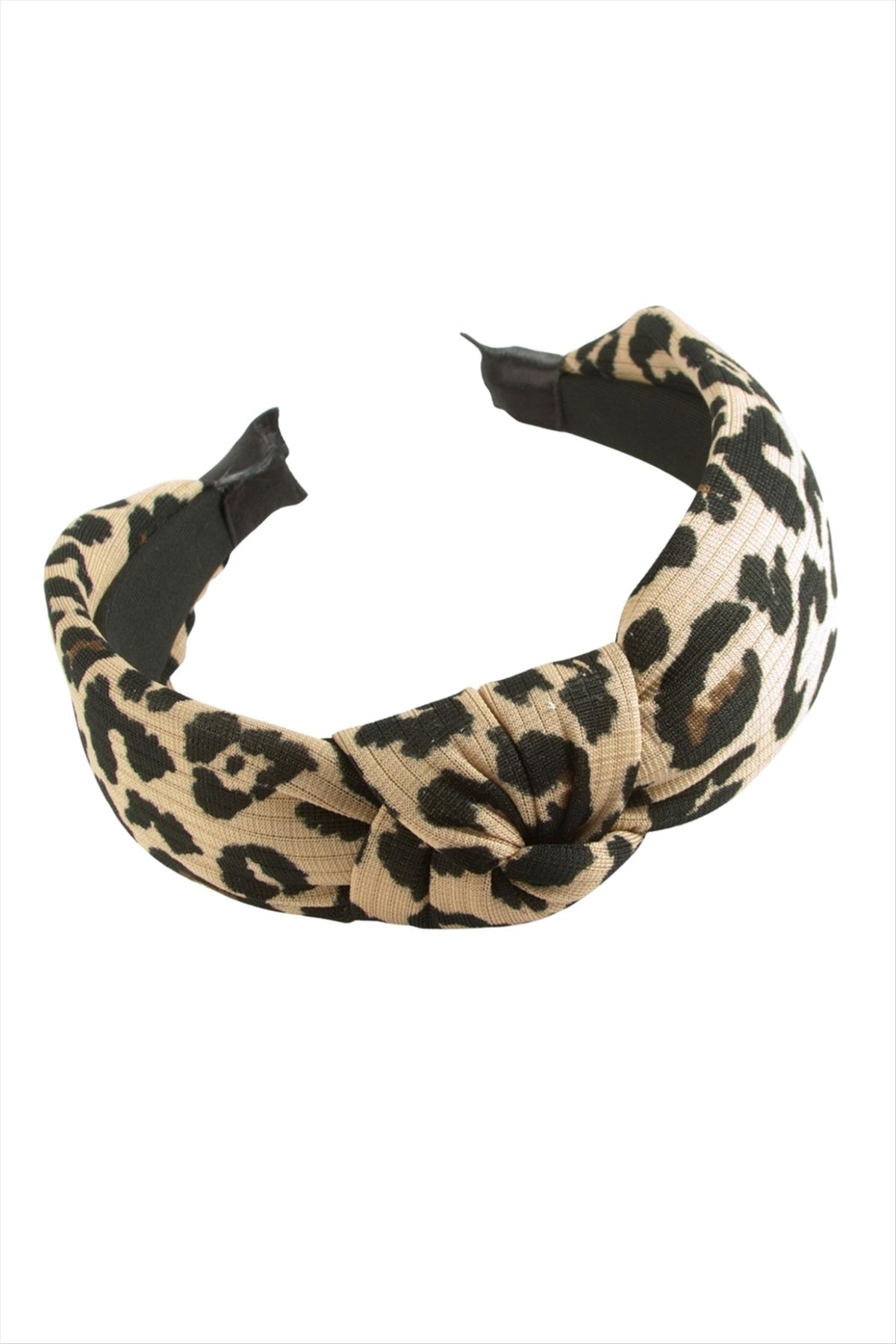 Leopar Desenli Fiyong Taç