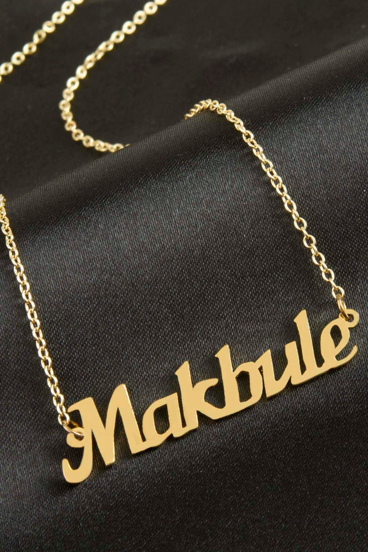 Makbule isimli kolye (Kişiye Özel)