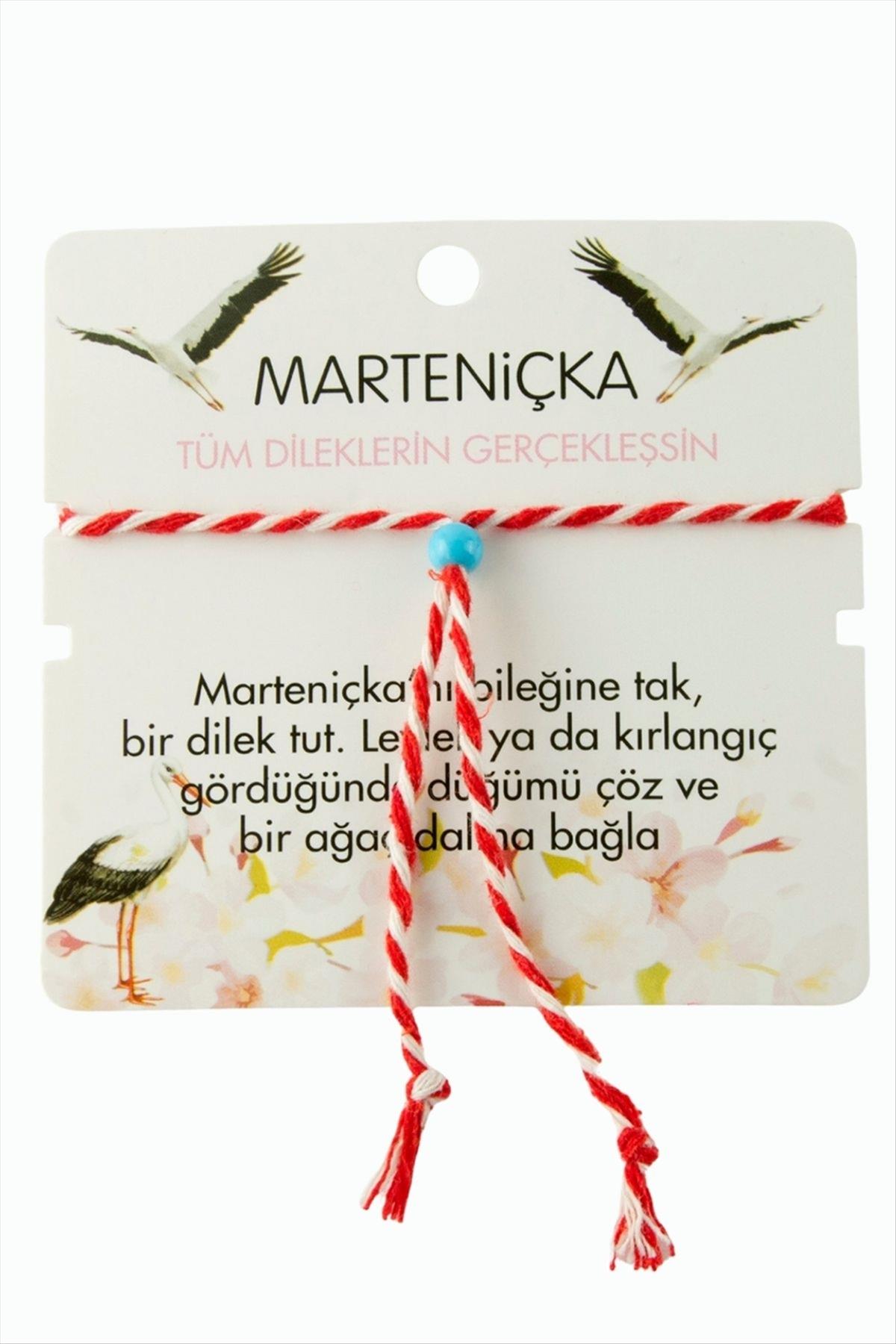 Mavi Boncuk Marteniçka Bileklik