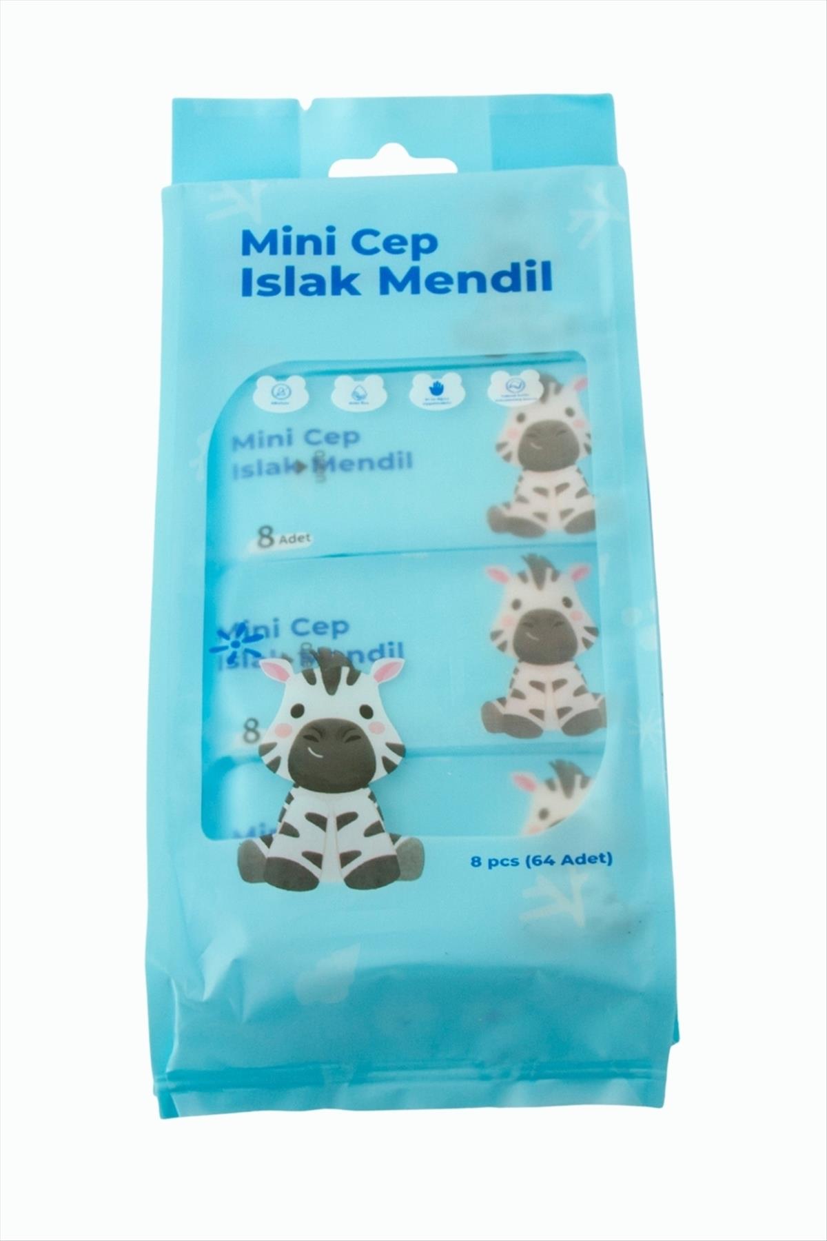 Mini Cep Islak Mendil 64 Adet