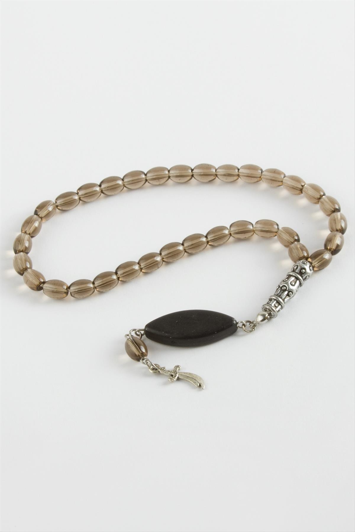 Mısır Kesim Cam Taş Tesbih 6 mm