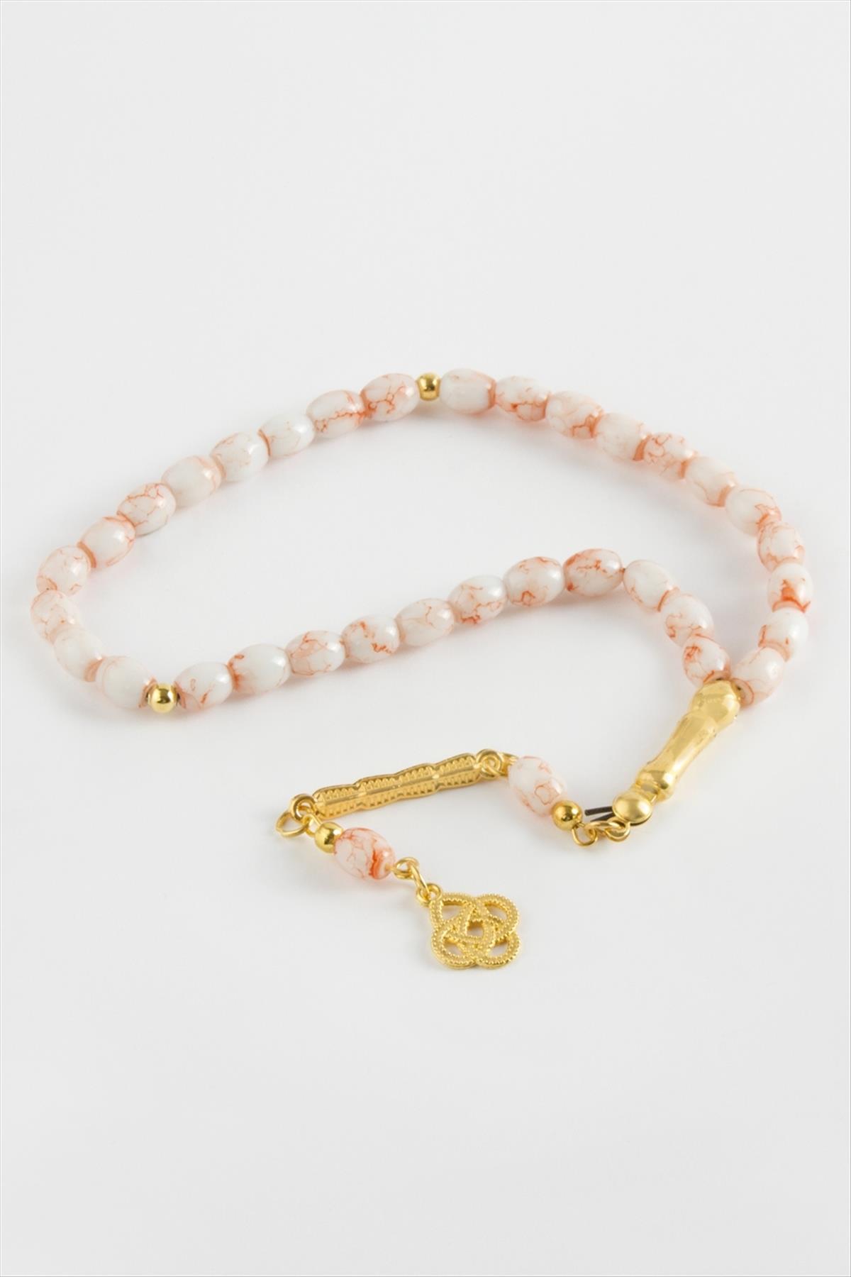 Mısır Kesim Cam Taş Tesbih 7 mm 