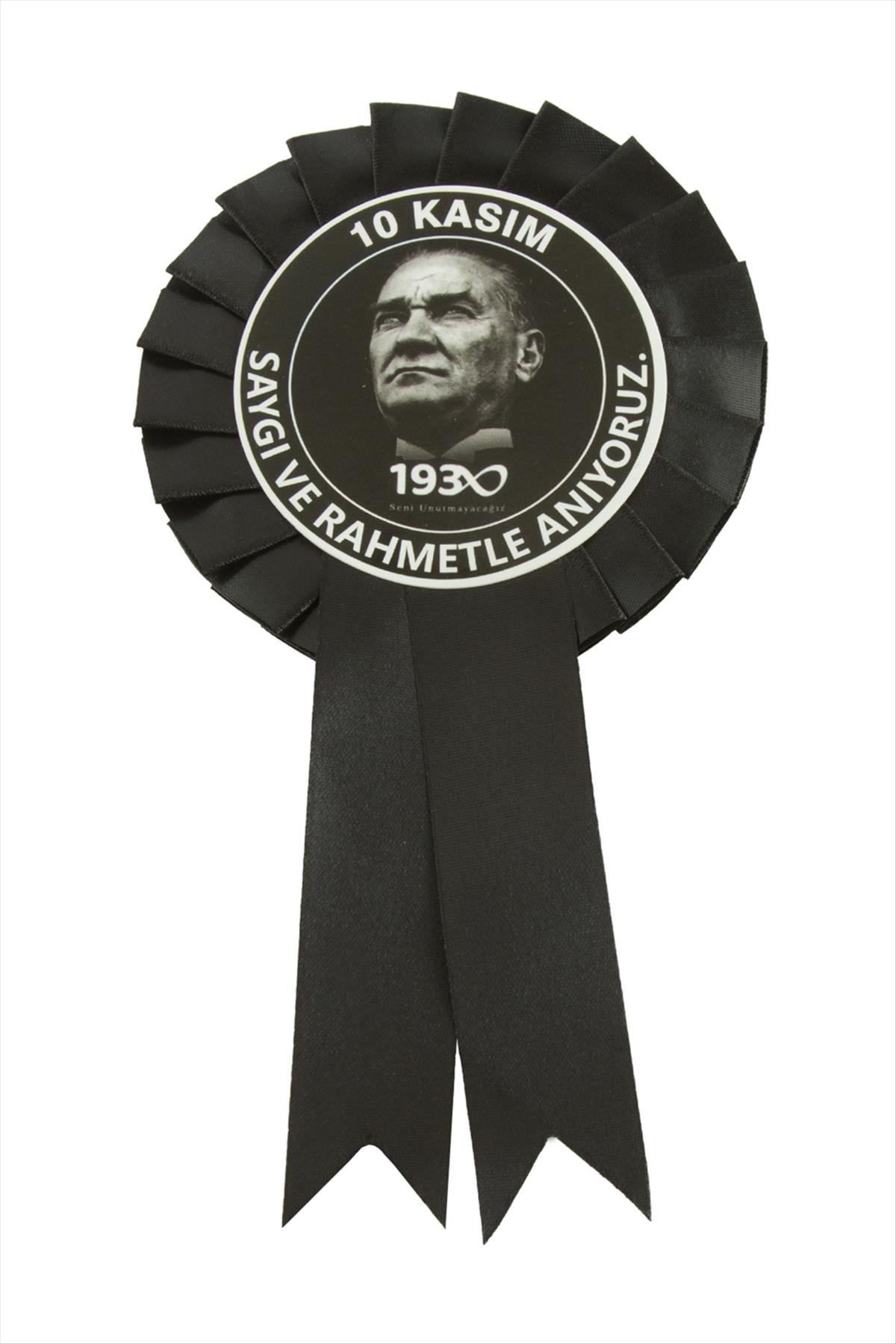 Mustafa Kemal Atatürk Yaka Rozeti Kokartı