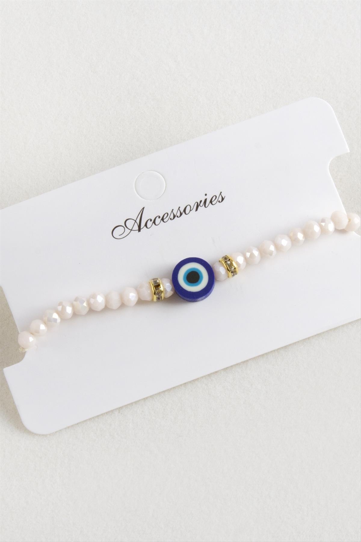 Nazar Kristal Makrome İp Bileklik