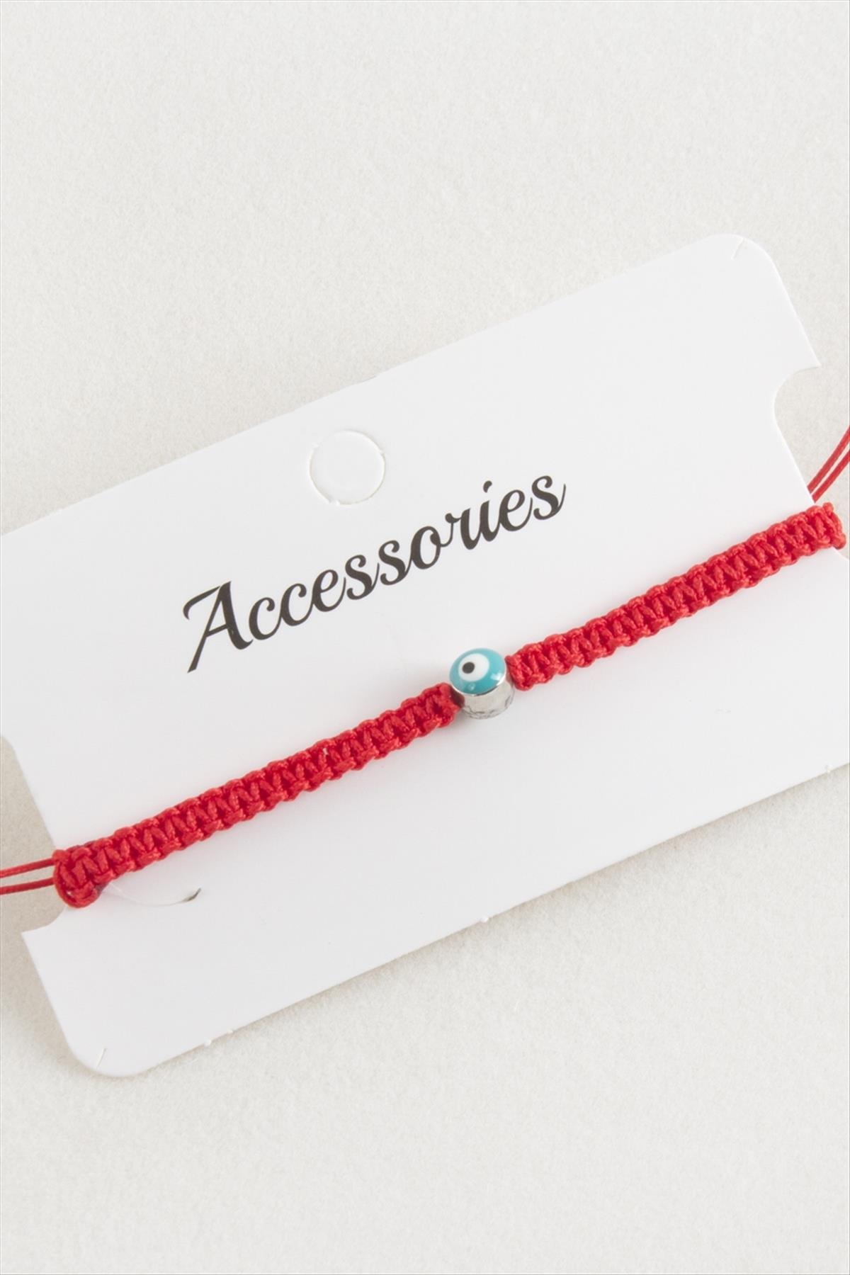 Nazar Makrome Örgülü Bileklik