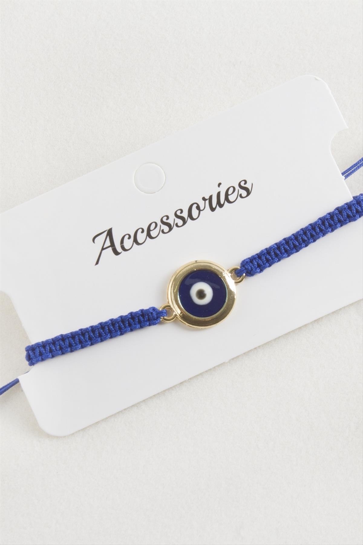 Nazar Makrome Örgülü Bileklik