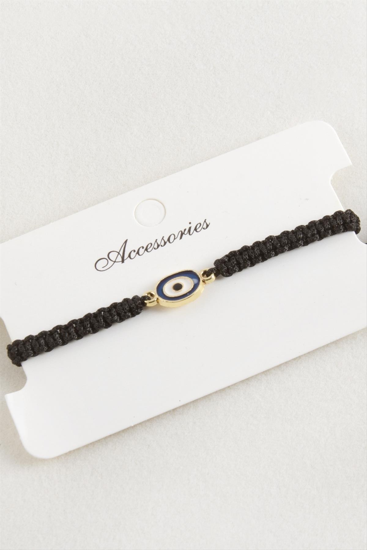 Nazar Makrome Örgülü Bileklik