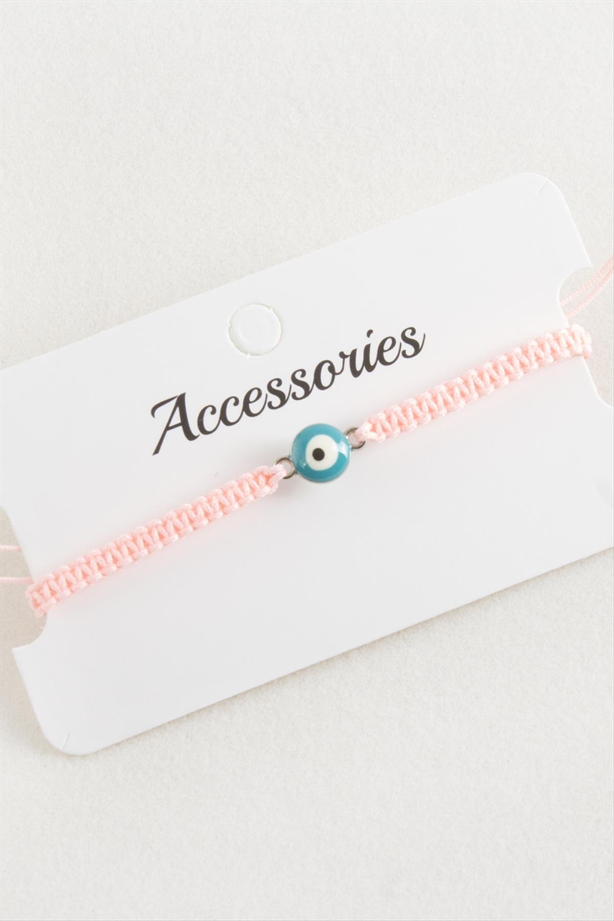 Nazar Makrome Örgülü Bileklik