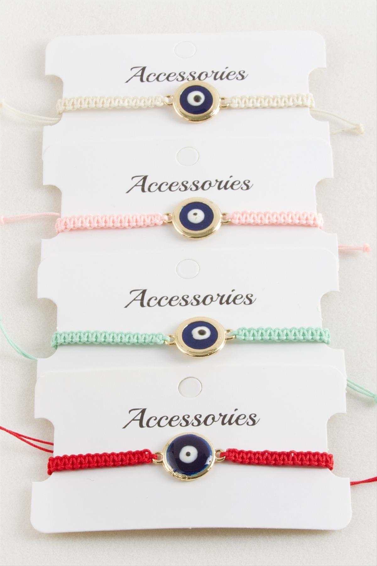 Nazar Makrome Örgülü Bileklik