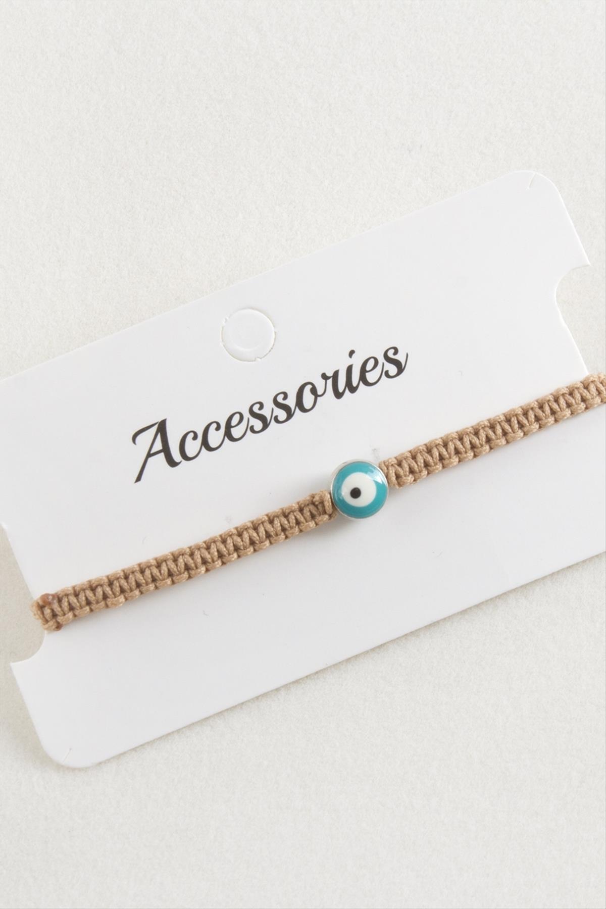 Nazar Makrome Örgülü Bileklik