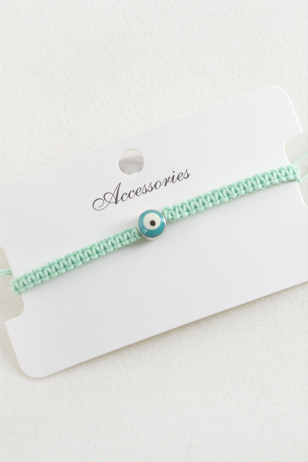 Nazar Makrome Örgülü Bileklik