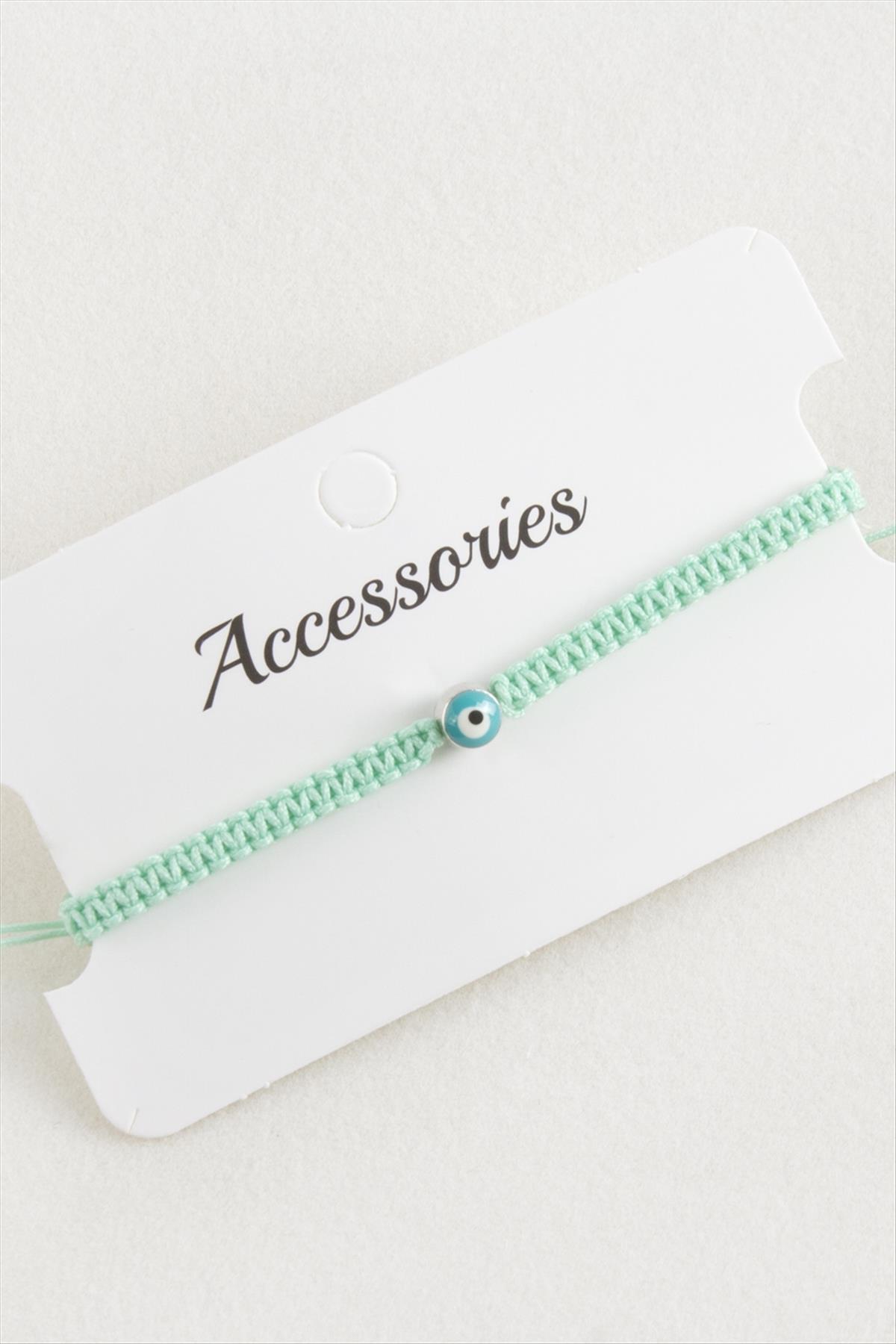 Nazar Makrome Örgülü Bileklik