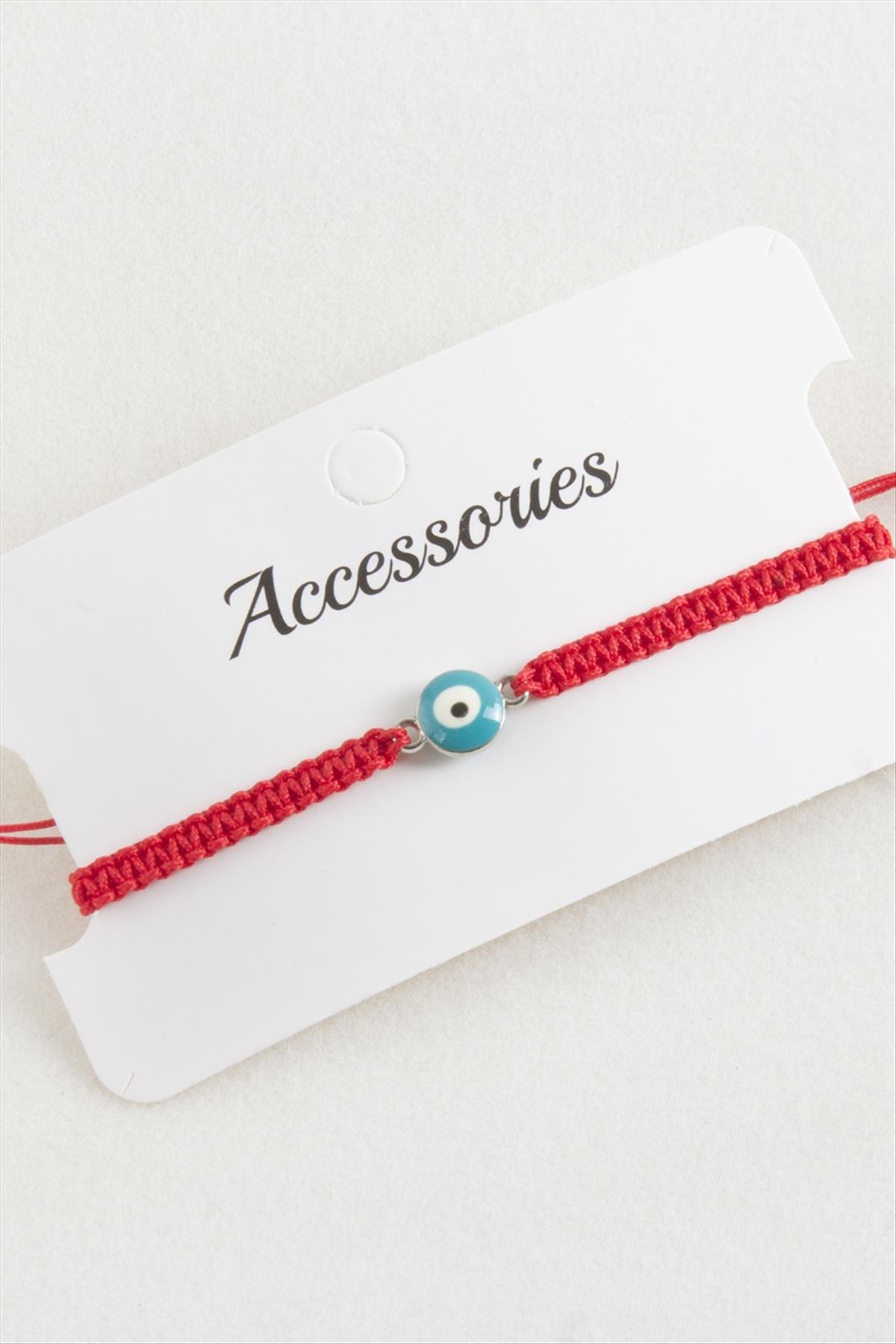 Nazar Makrome Örgülü Bileklik