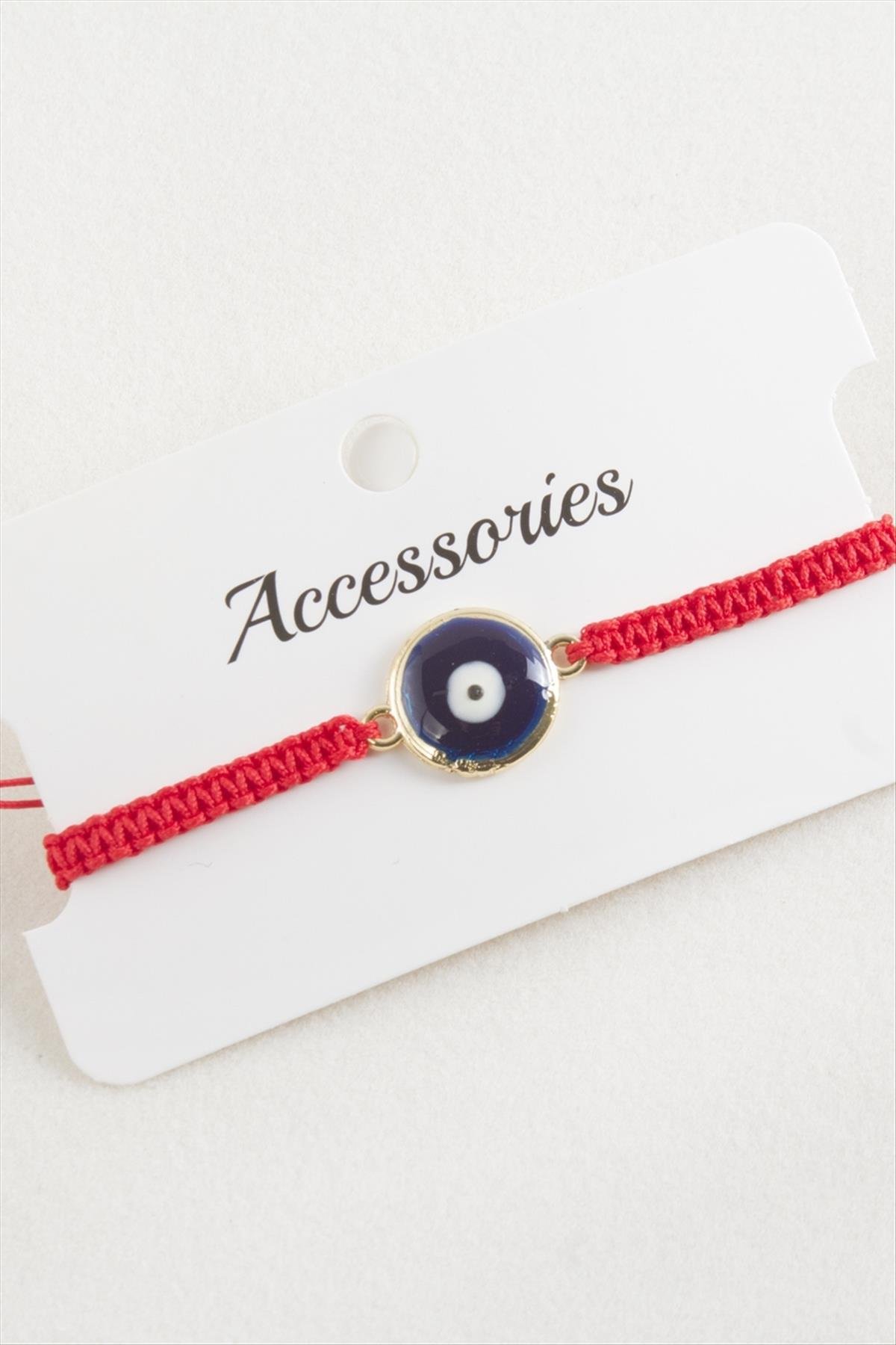 Nazar Makrome Örgülü Bileklik