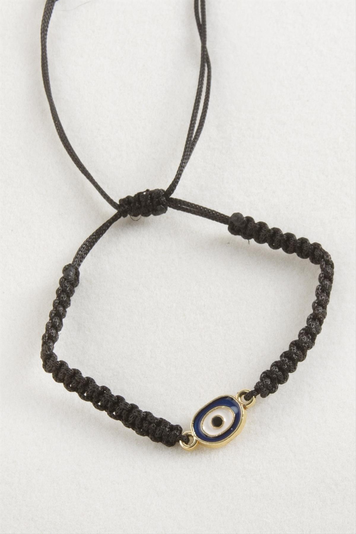 Nazar Makrome Örgülü Bileklik