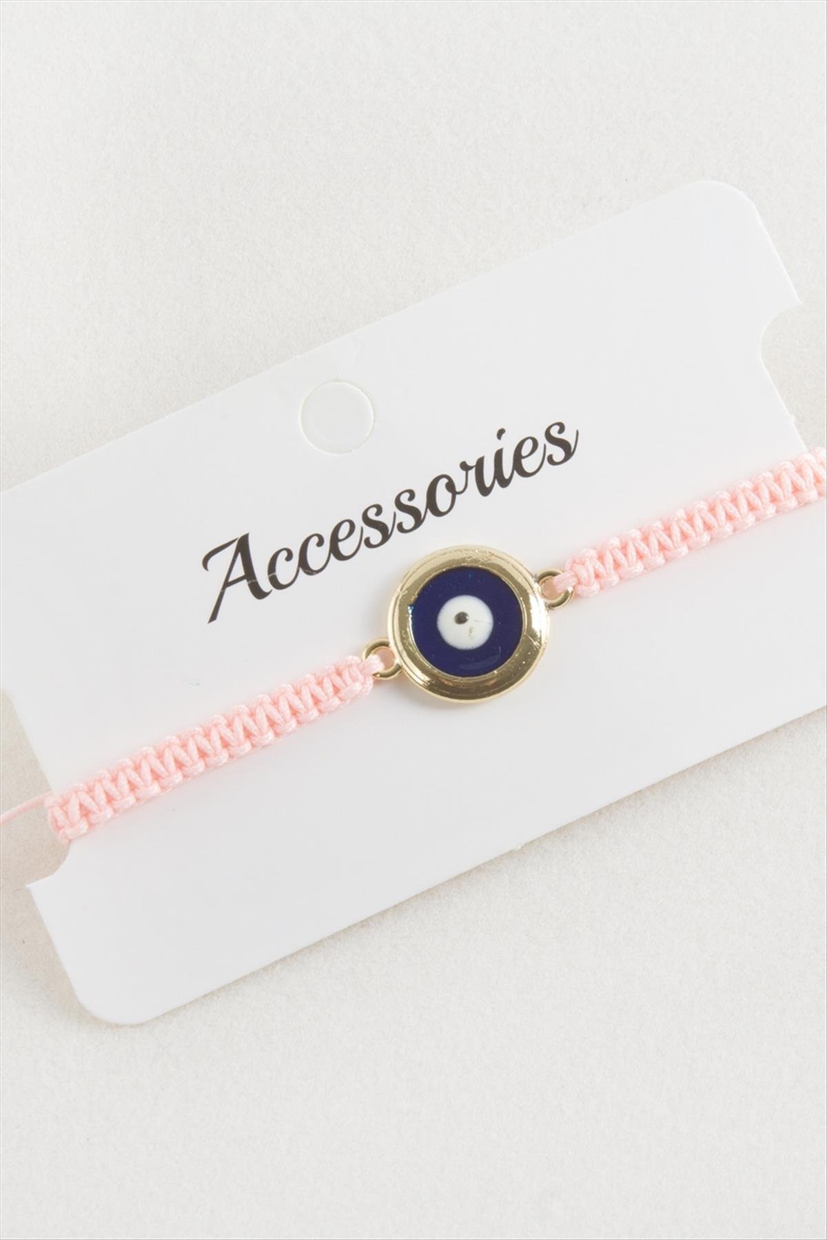 Nazar Makrome Örgülü Bileklik