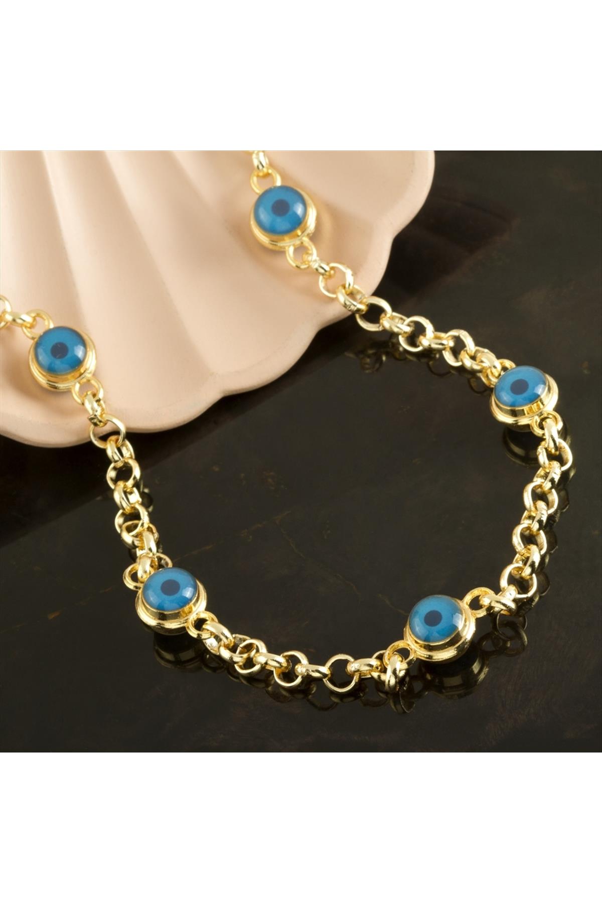 Nazar Zincir Trend Kolye