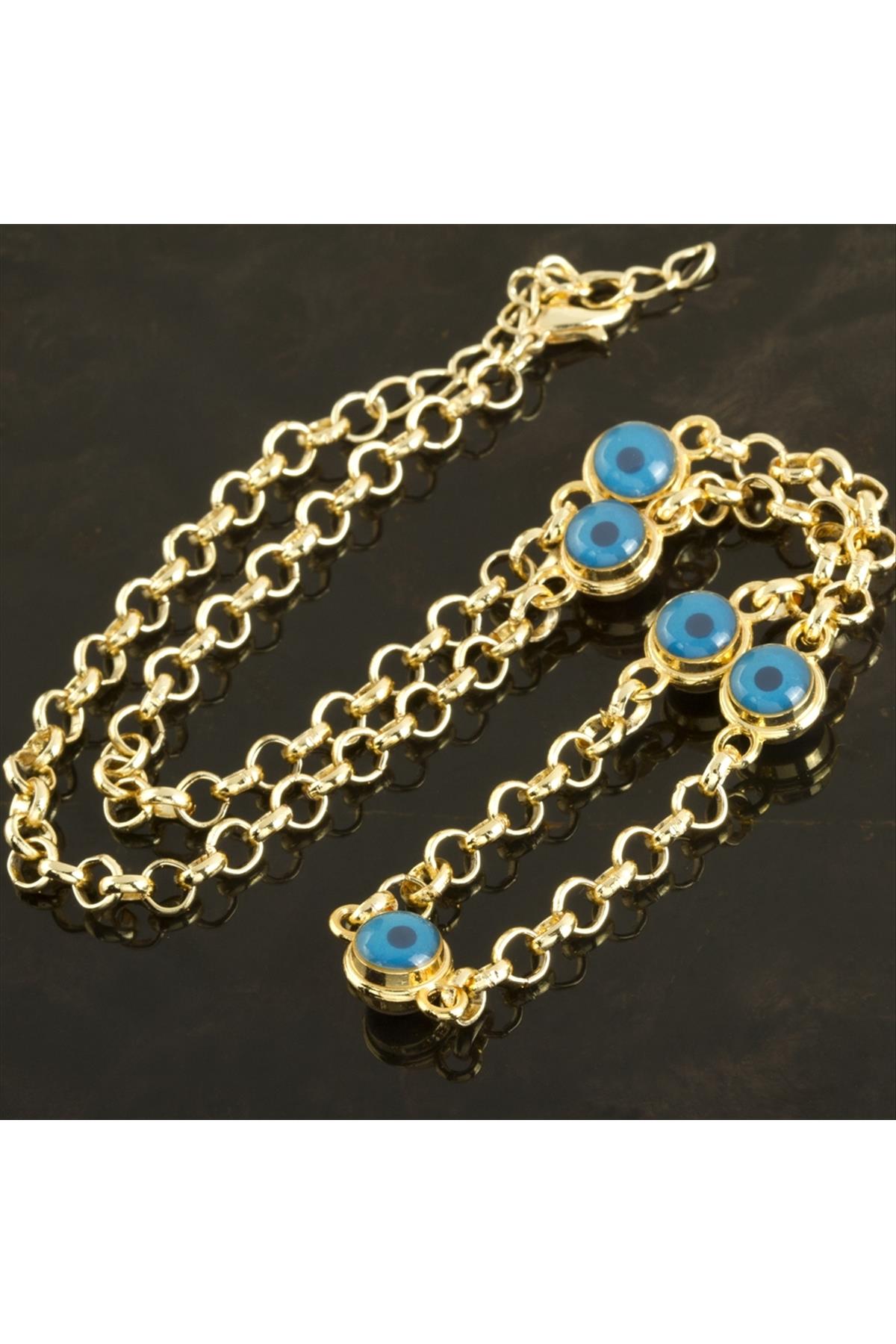 Nazar Zincir Trend Kolye