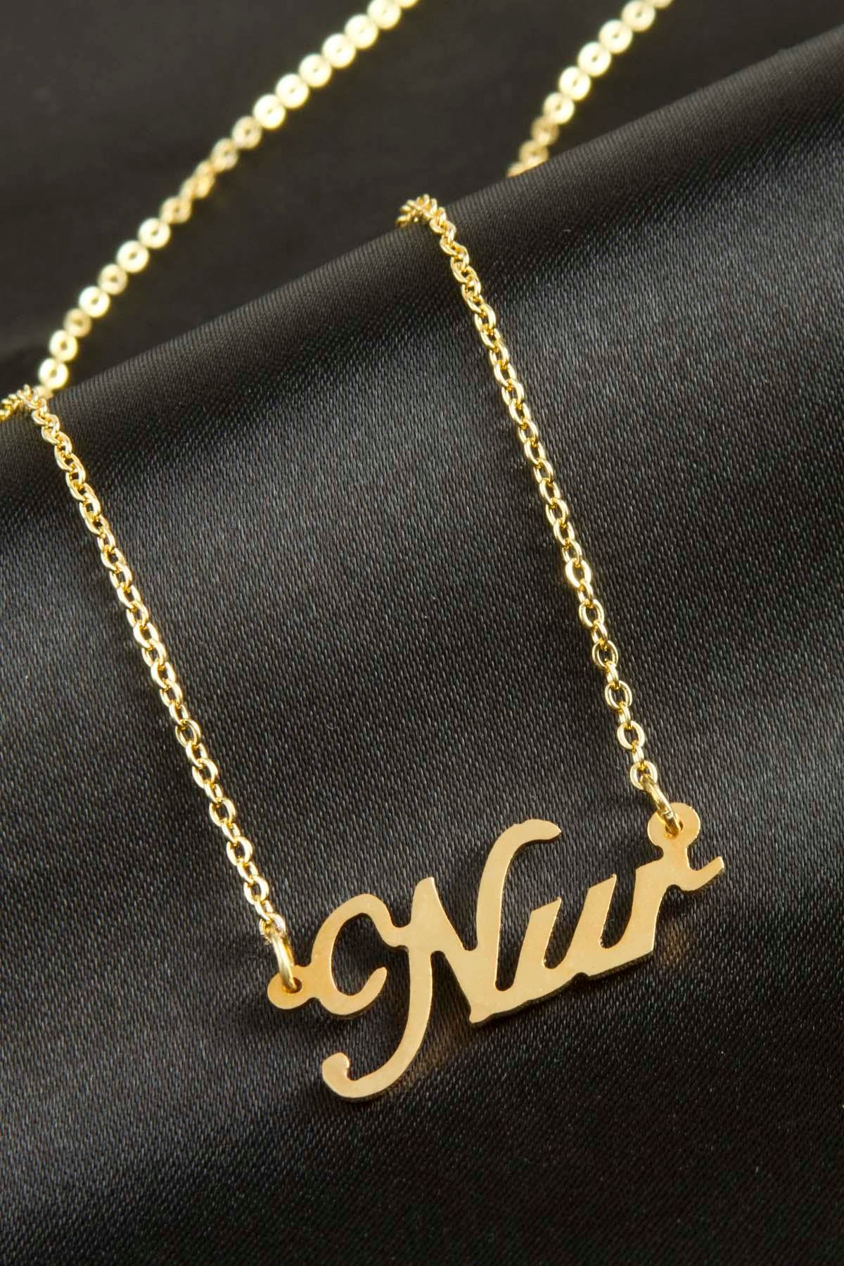 Nur İsimli Kolye (Kişiye Özel)