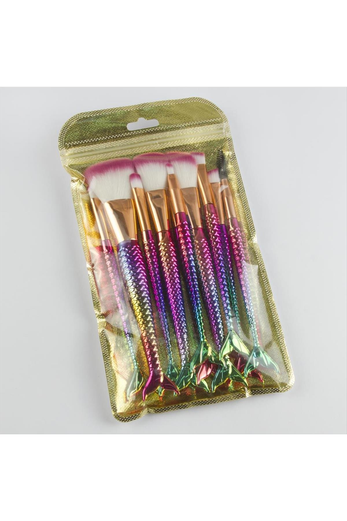 Ocean 10'lu Balık Makyaj Fırça Seti