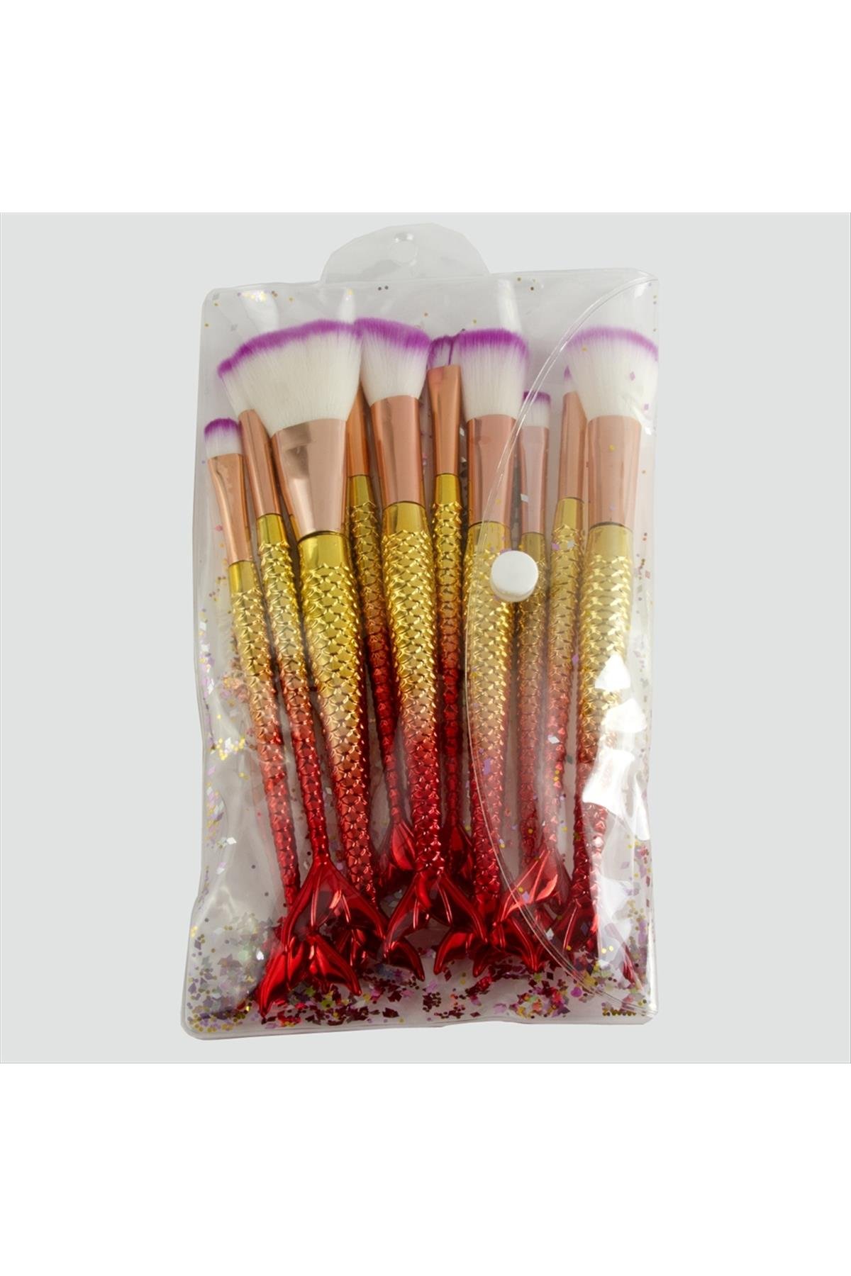 Ocean 10'lu Balık Makyaj Fırça Seti