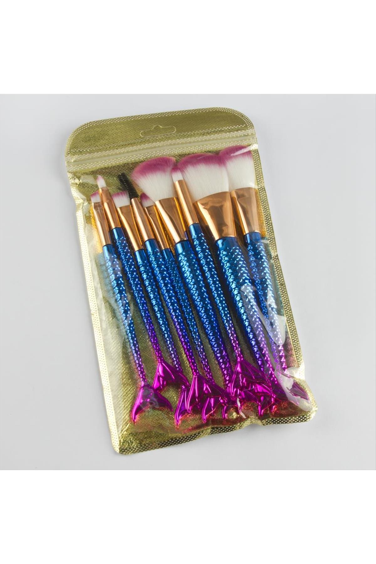 Ocean 10'lu Balık Makyaj Fırça Seti