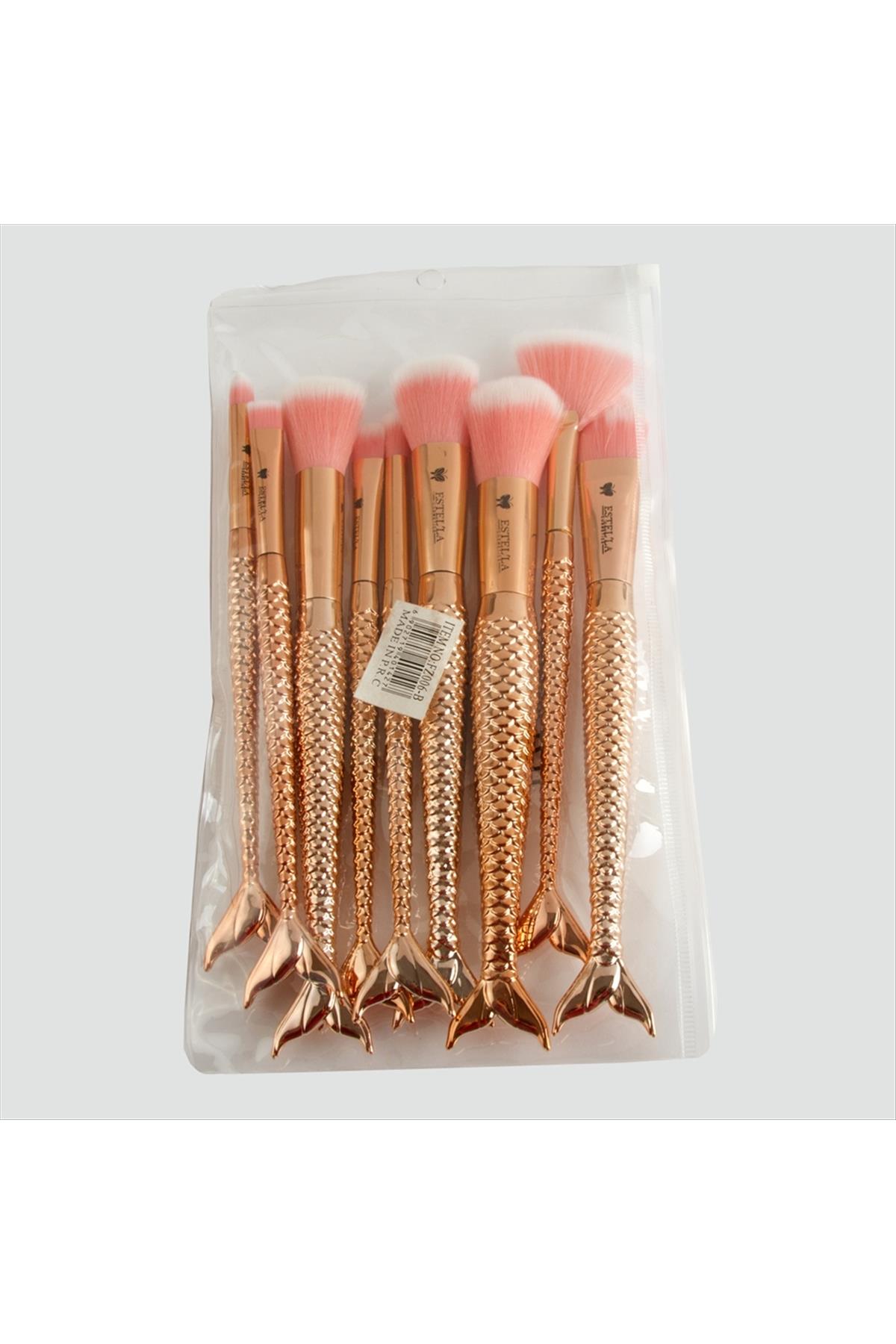 Ocean 10'lu Balık Makyaj Fırça Seti