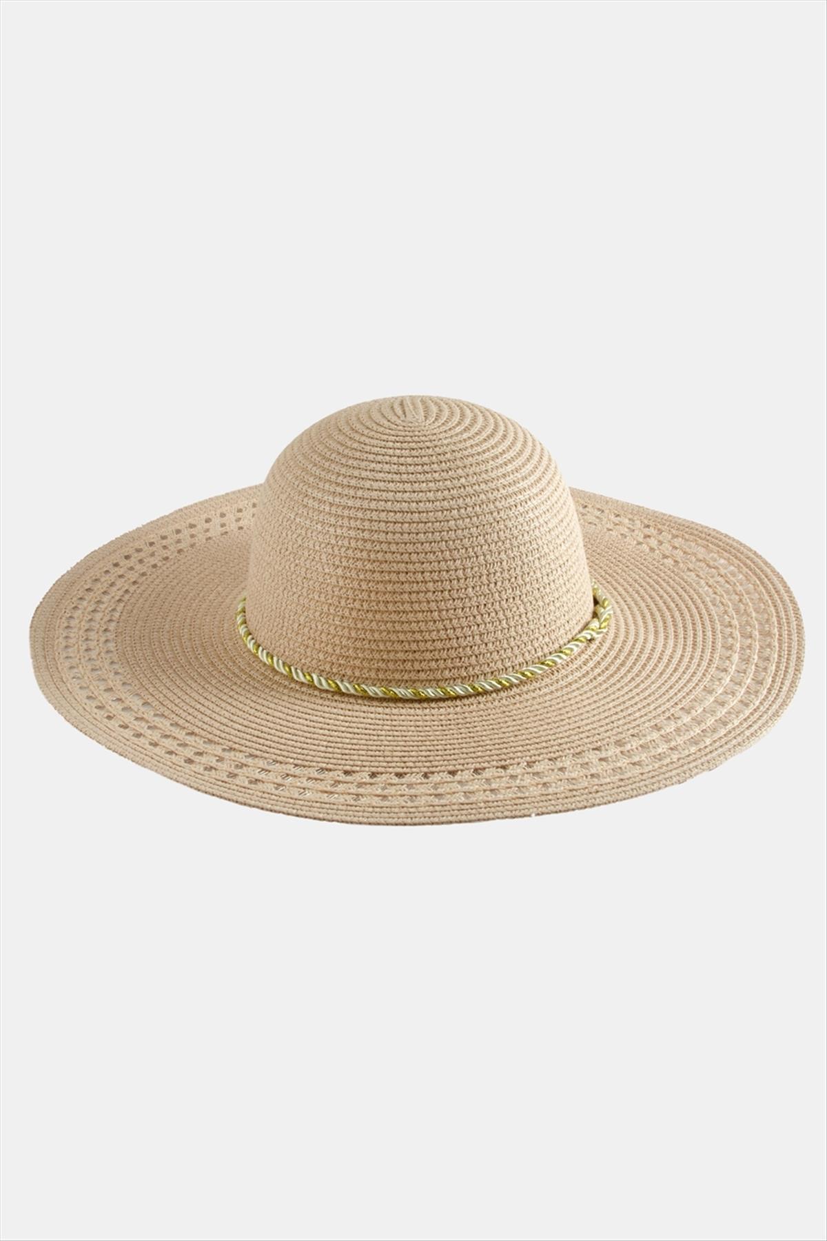 Örgülü Hasır Şapka