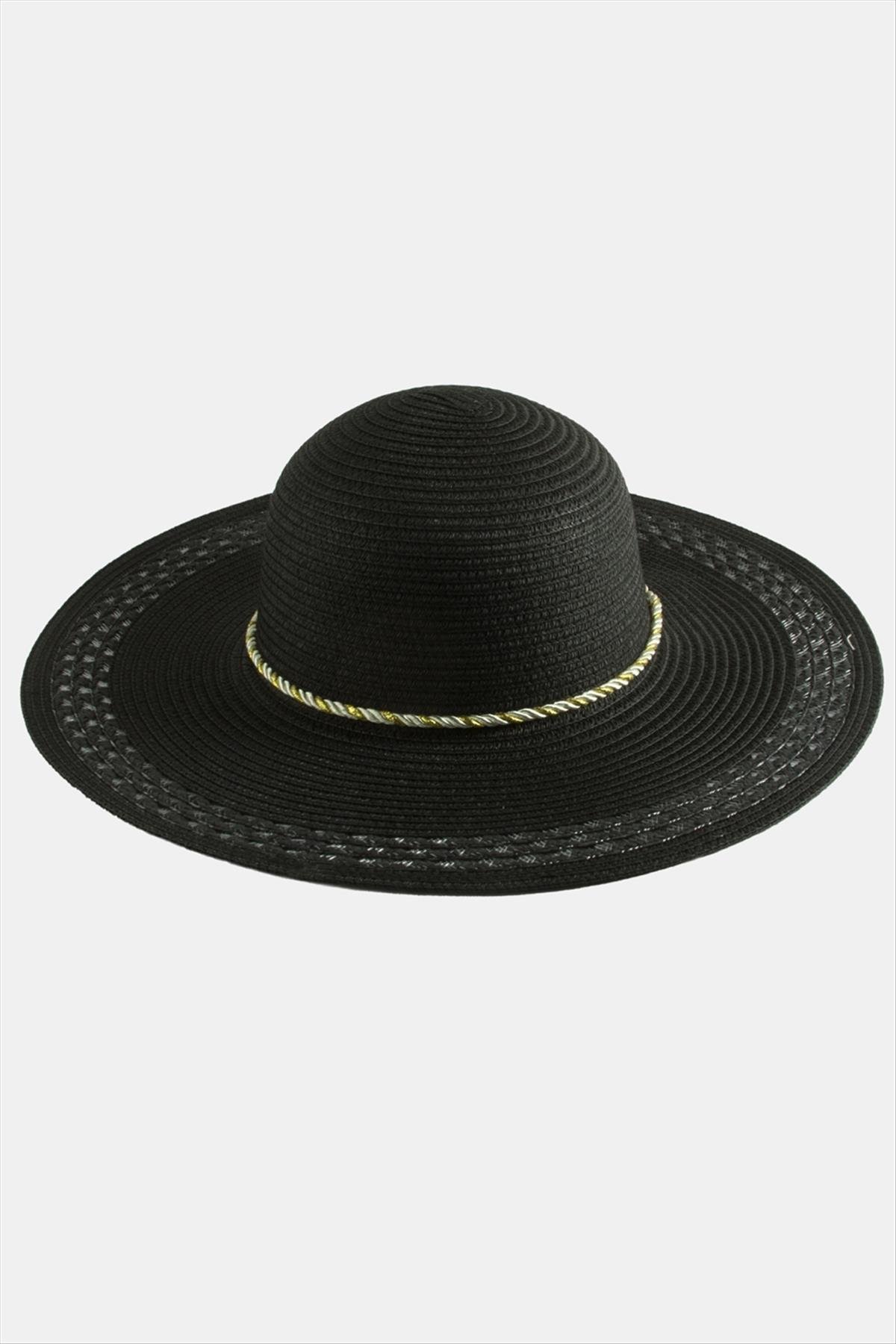 Örgülü Hasır Şapka