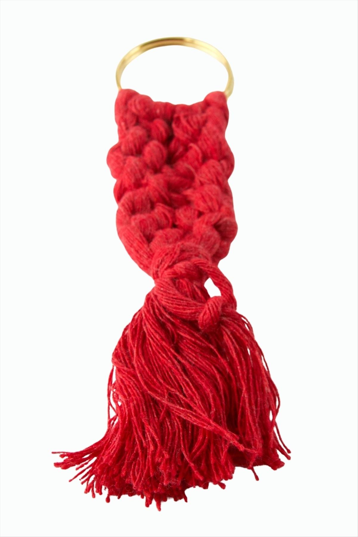 Örgülü İpli Anahtarlık