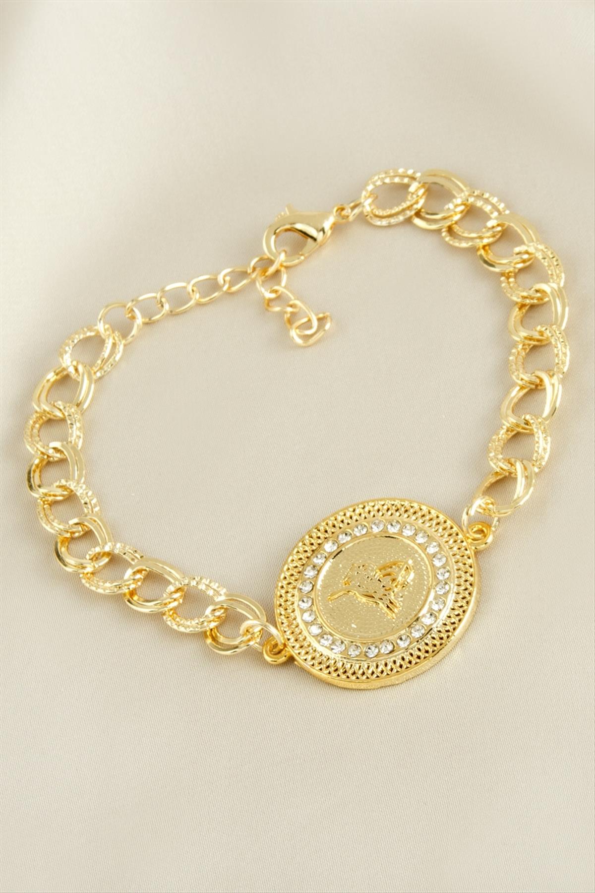 Osmanlı Tuğrası Taşlı Bileklik