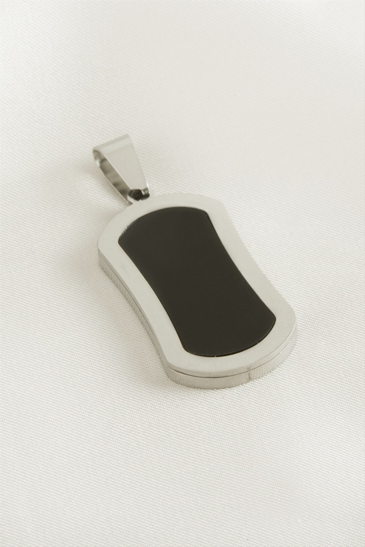 Oval Çelik Kolye Ucu 1,5*3 cm