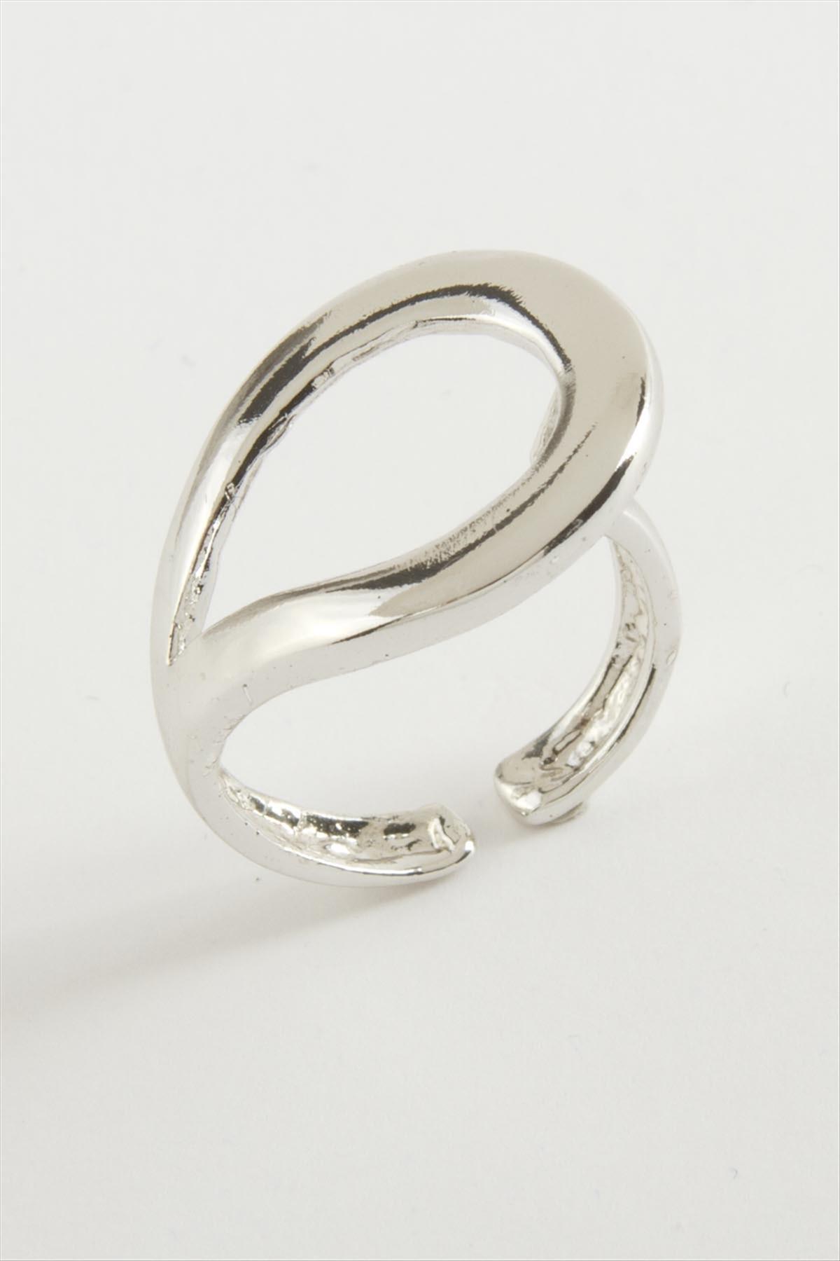 Oval Metal Yüzük