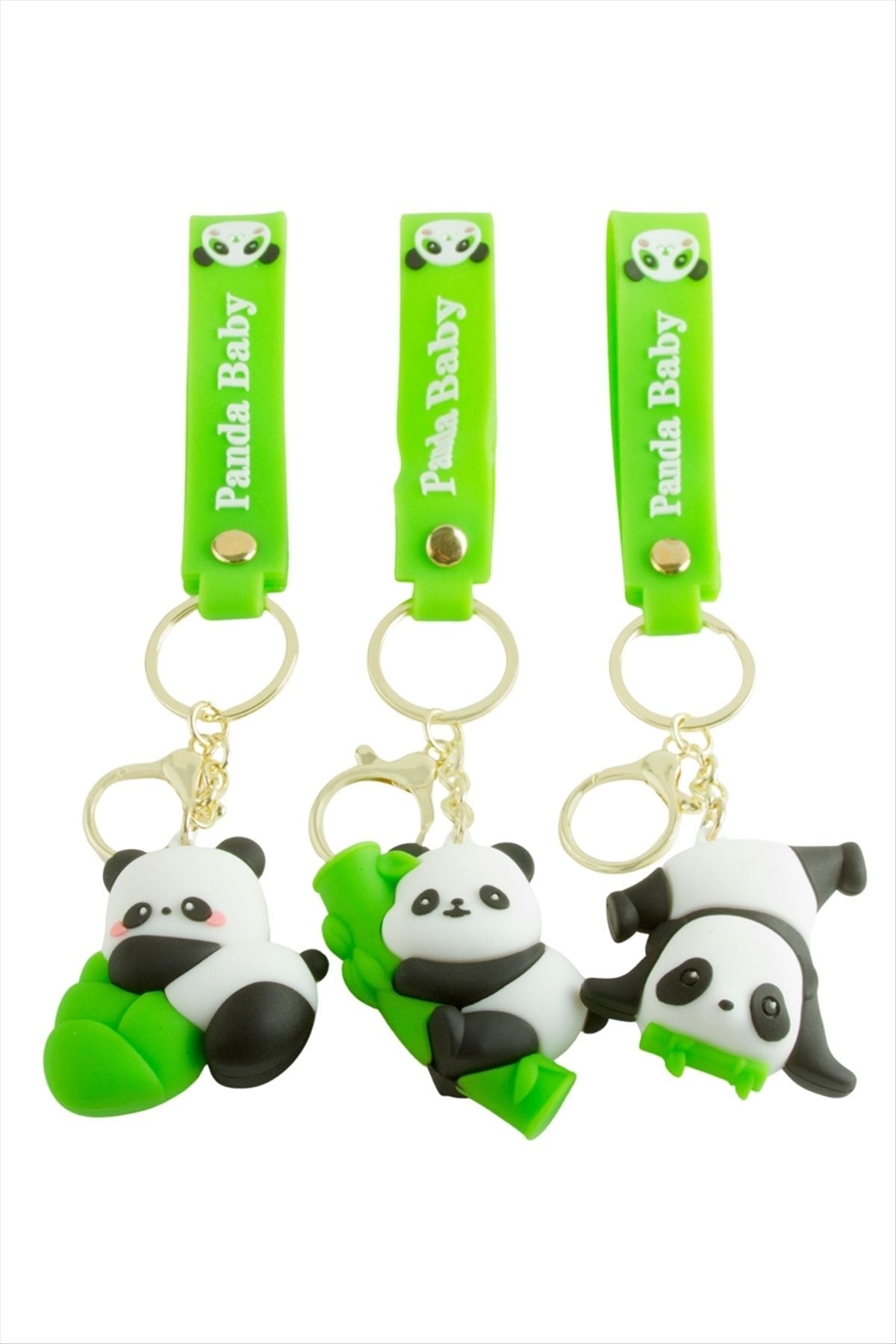 Panda Lüks Silikon Anahtarlık