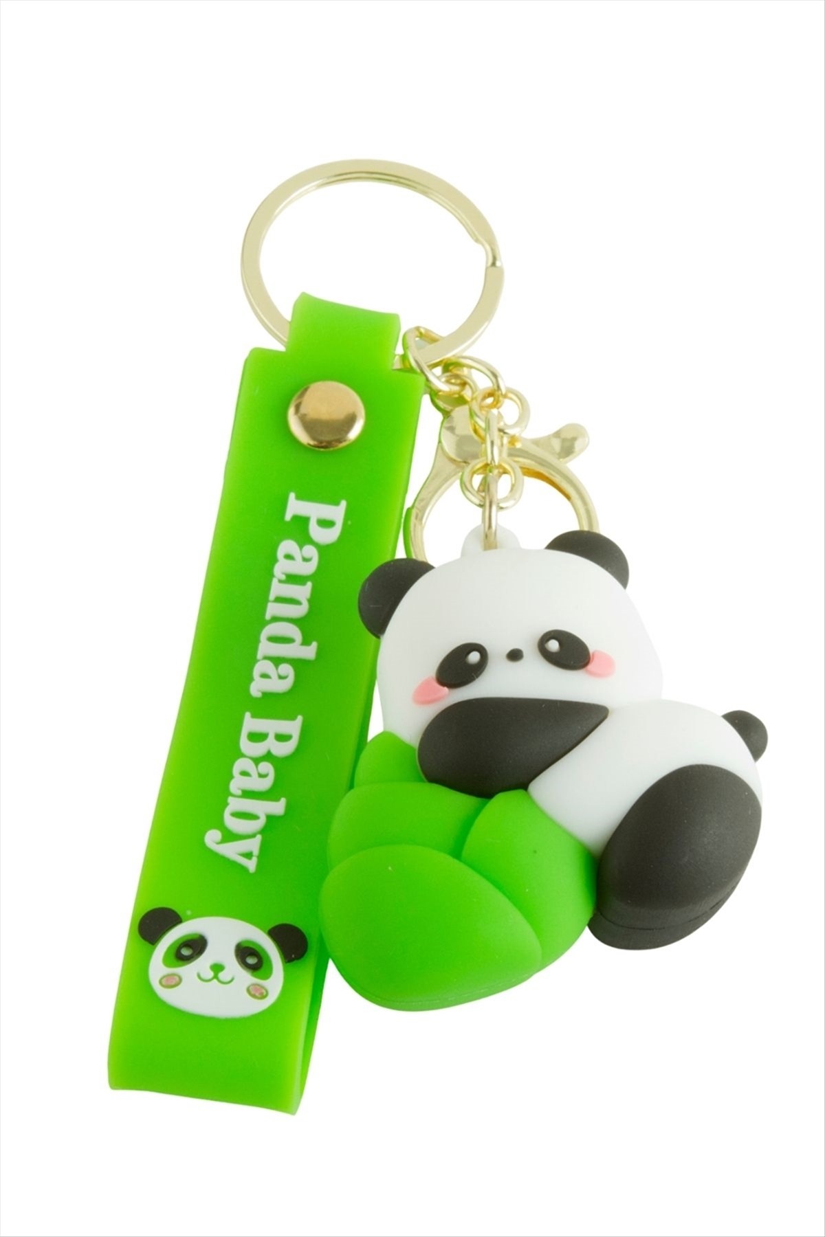 Panda Lüks Silikon Anahtarlık