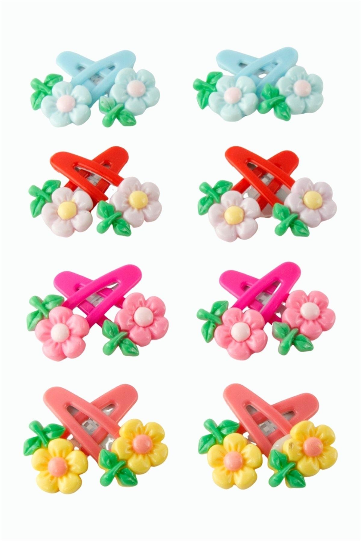 Papatya Çıtçıtlı Toka 4 Adet