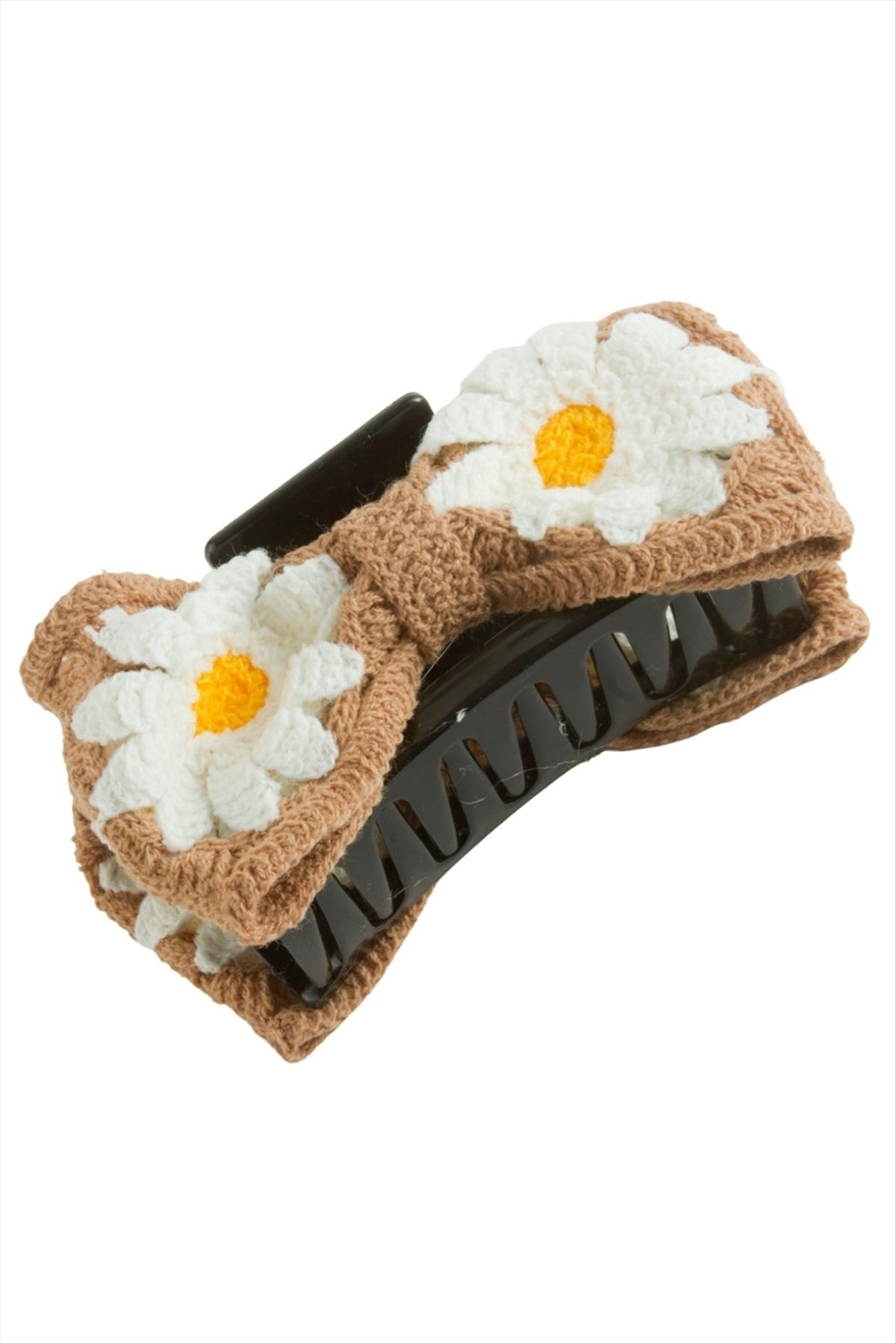 Papatya Örgülü Mandal Toka 13 cm
