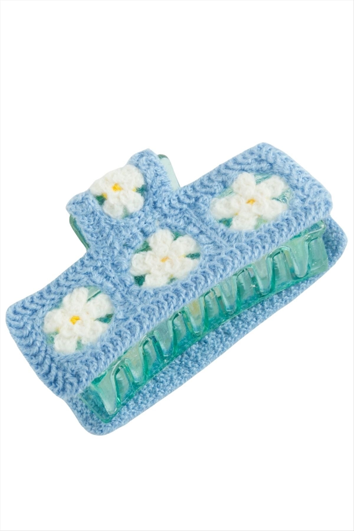 Papatya Örgülü Mandal Toka 8 cm