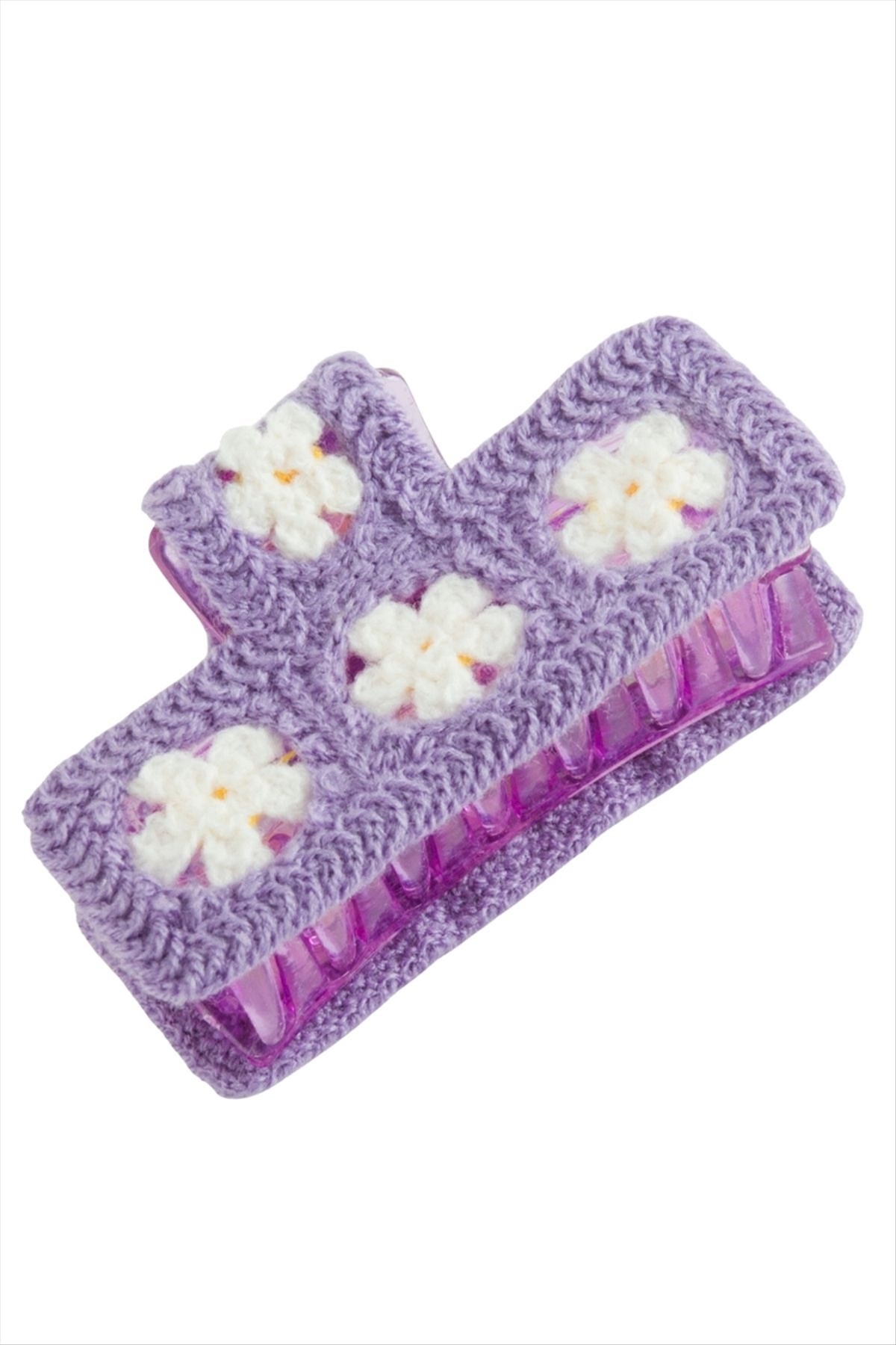 Papatya Örgülü Mandal Toka 8 cm