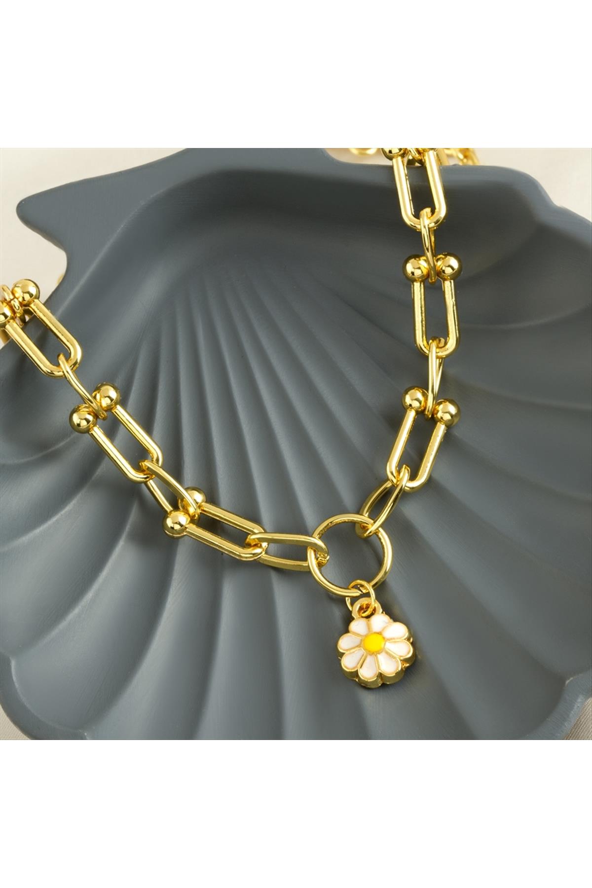 Papatya Tffny Lüx Kolye