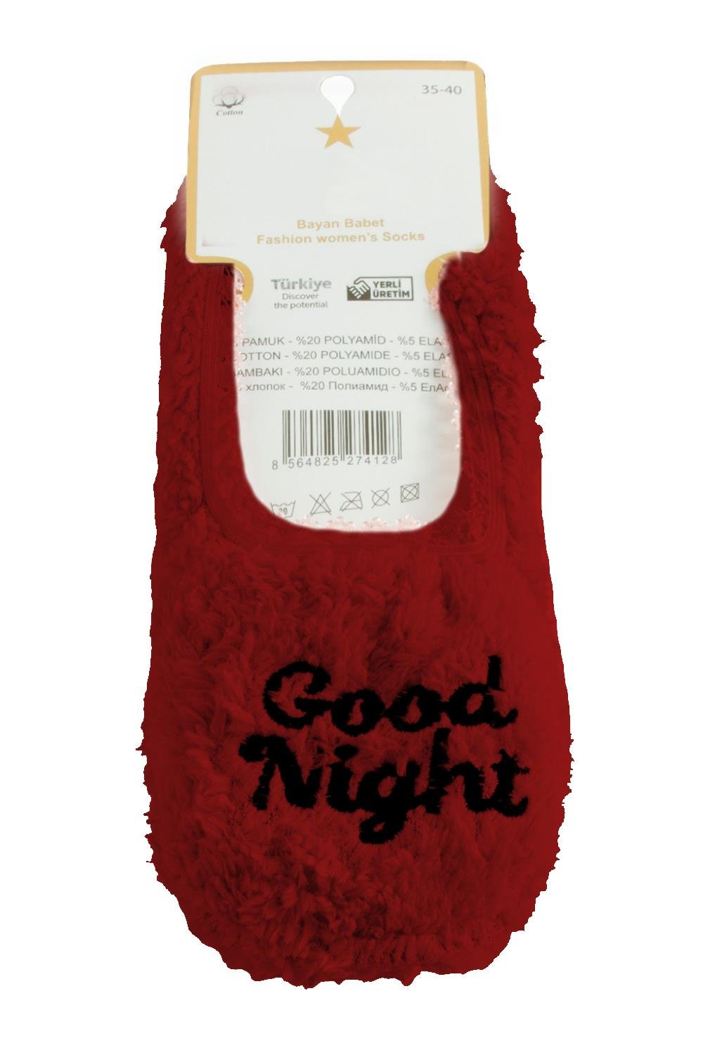 Peluş Polarlı Patik