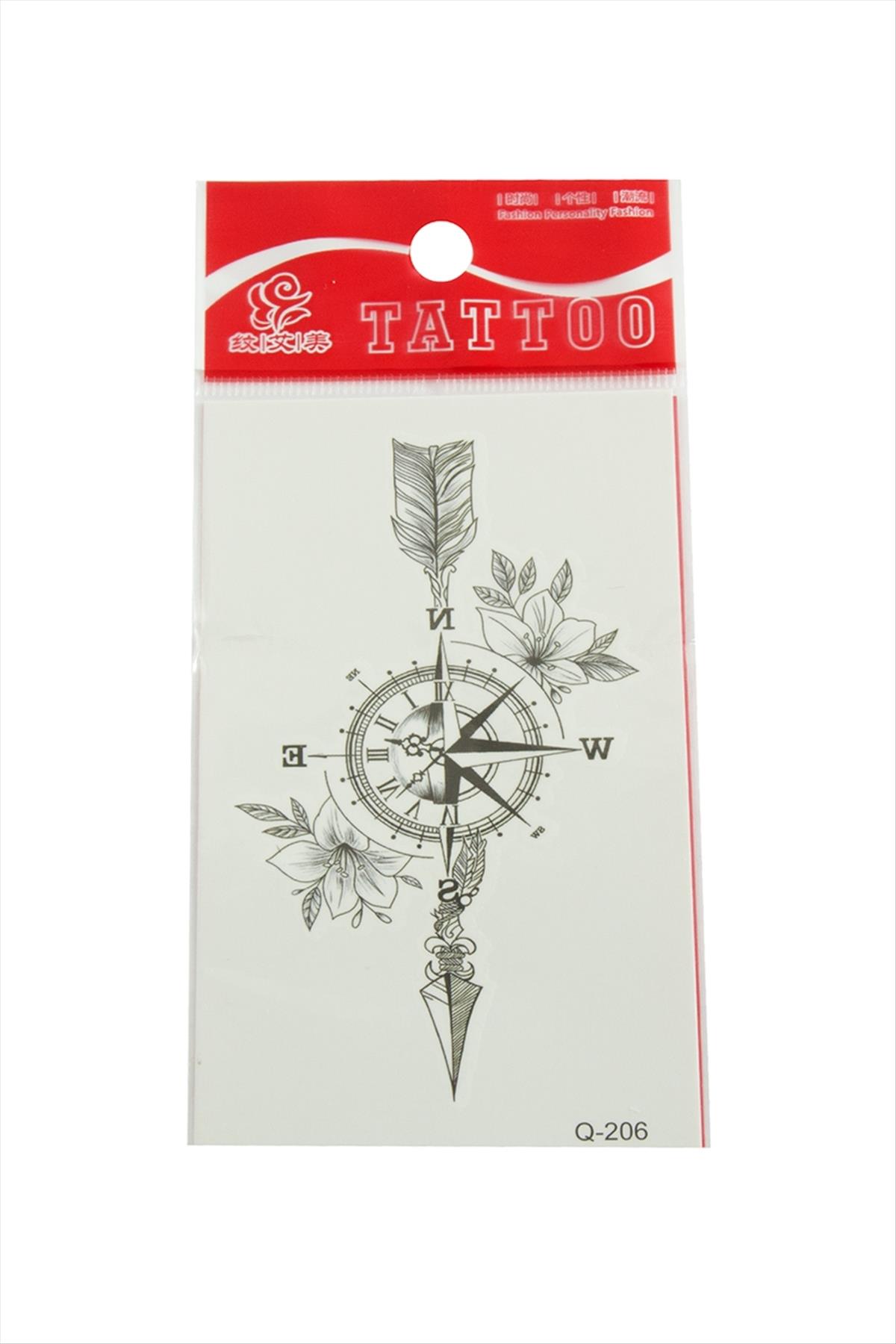 Pusula Tattoo Dövme Sticker