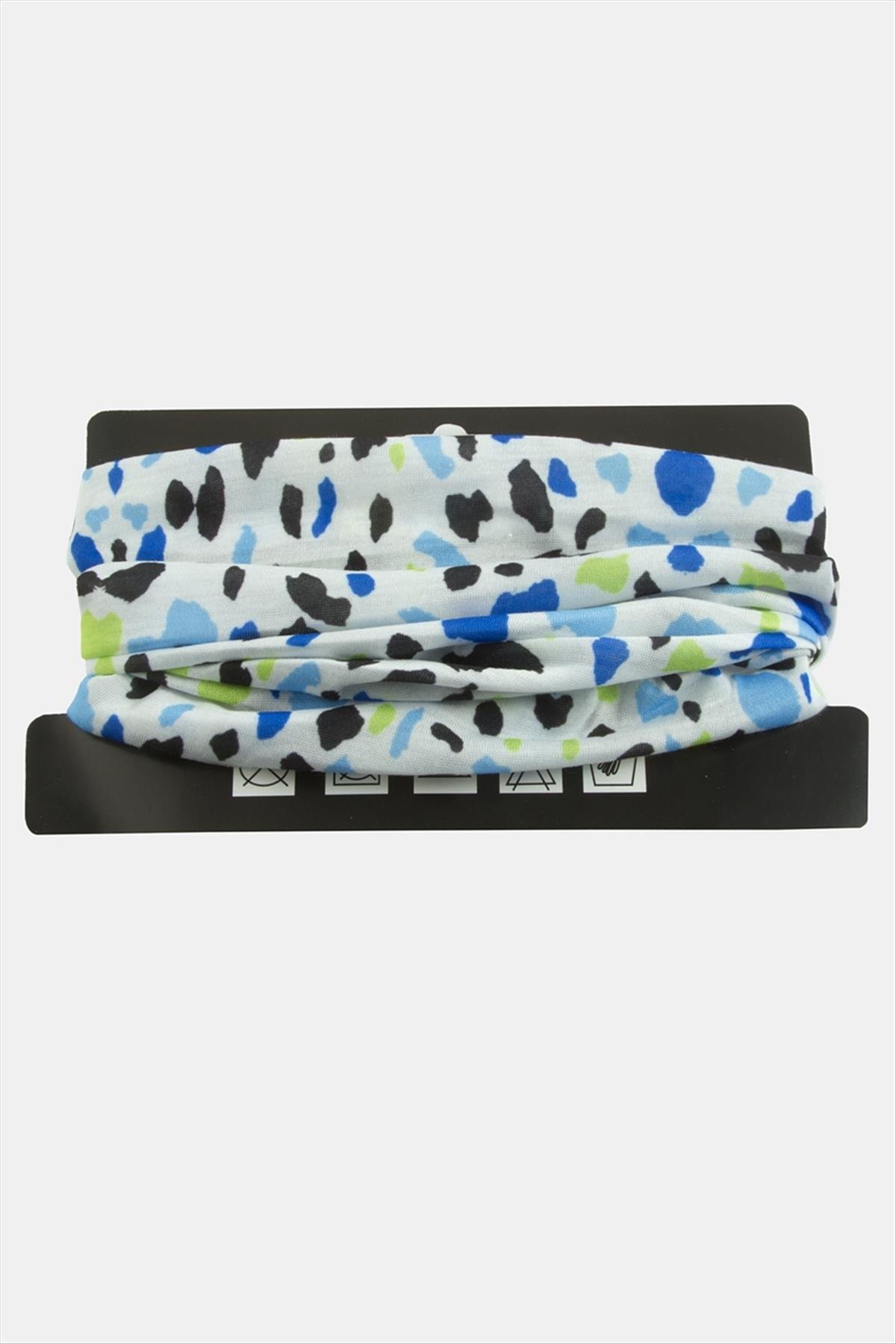 Renkli Desenli Baff Boyunluk