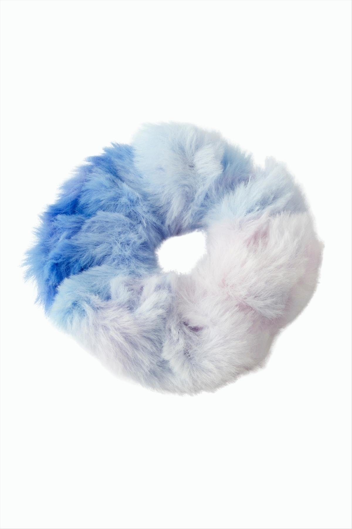 Renkli Tüylü Simit Toka 1 Adet