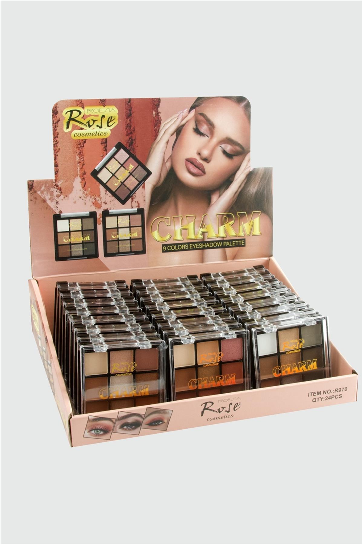 Rose 9'lu Charm Far Seti