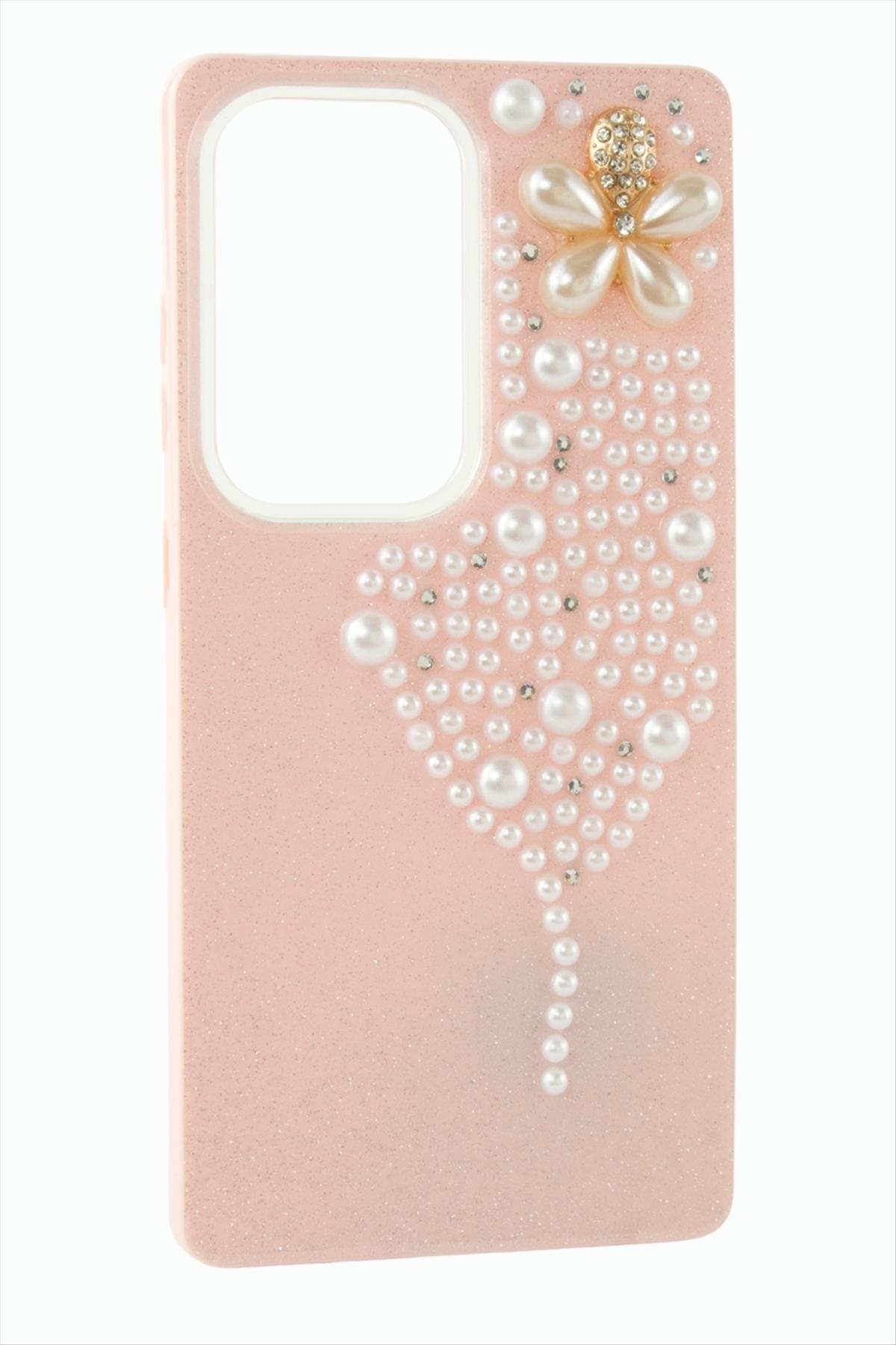 Samsung A36 Kelebek İnci Taşlı Kapak Kılıf