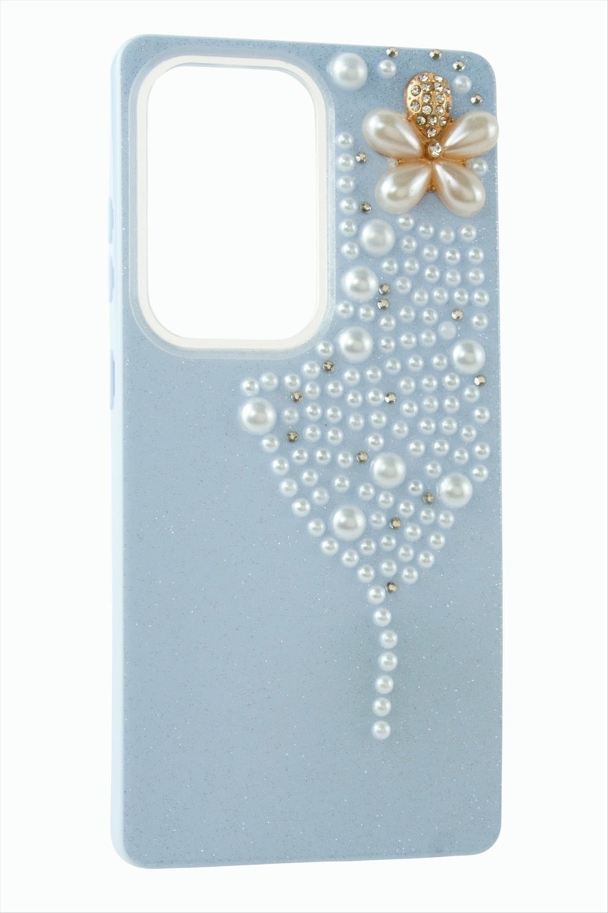 Samsung A36 Kelebek İnci Taşlı Kapak Kılıf