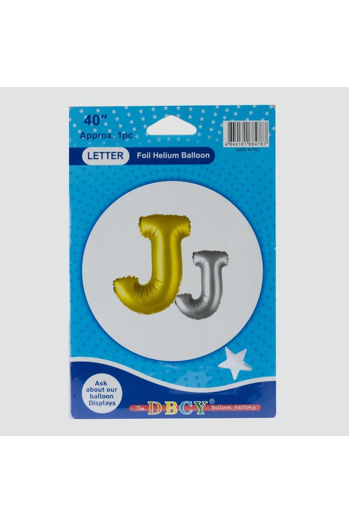 Sarı Renkli 40*100 Harfli Folyo Balon