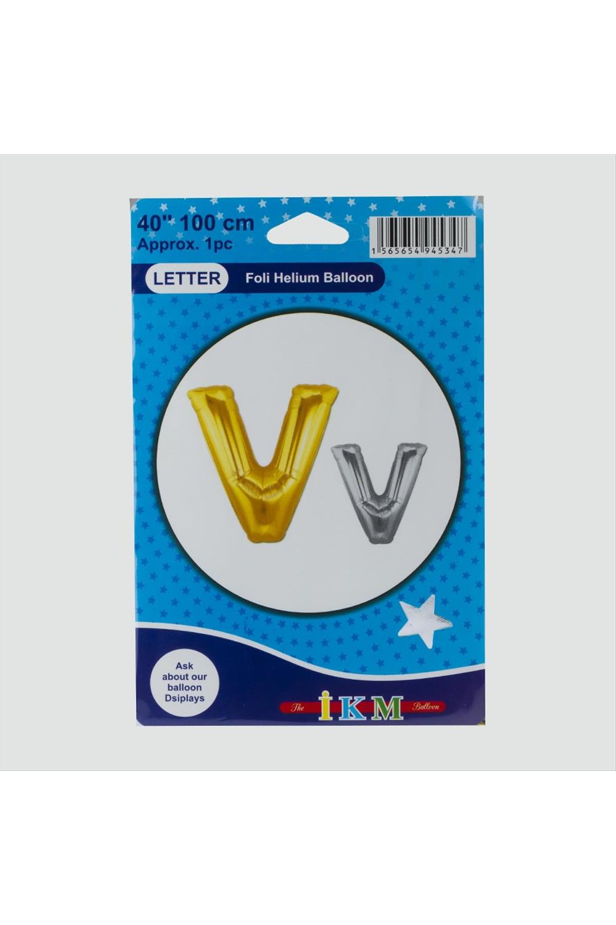 Sarı Renkli 40*100 Harfli Folyo Balon