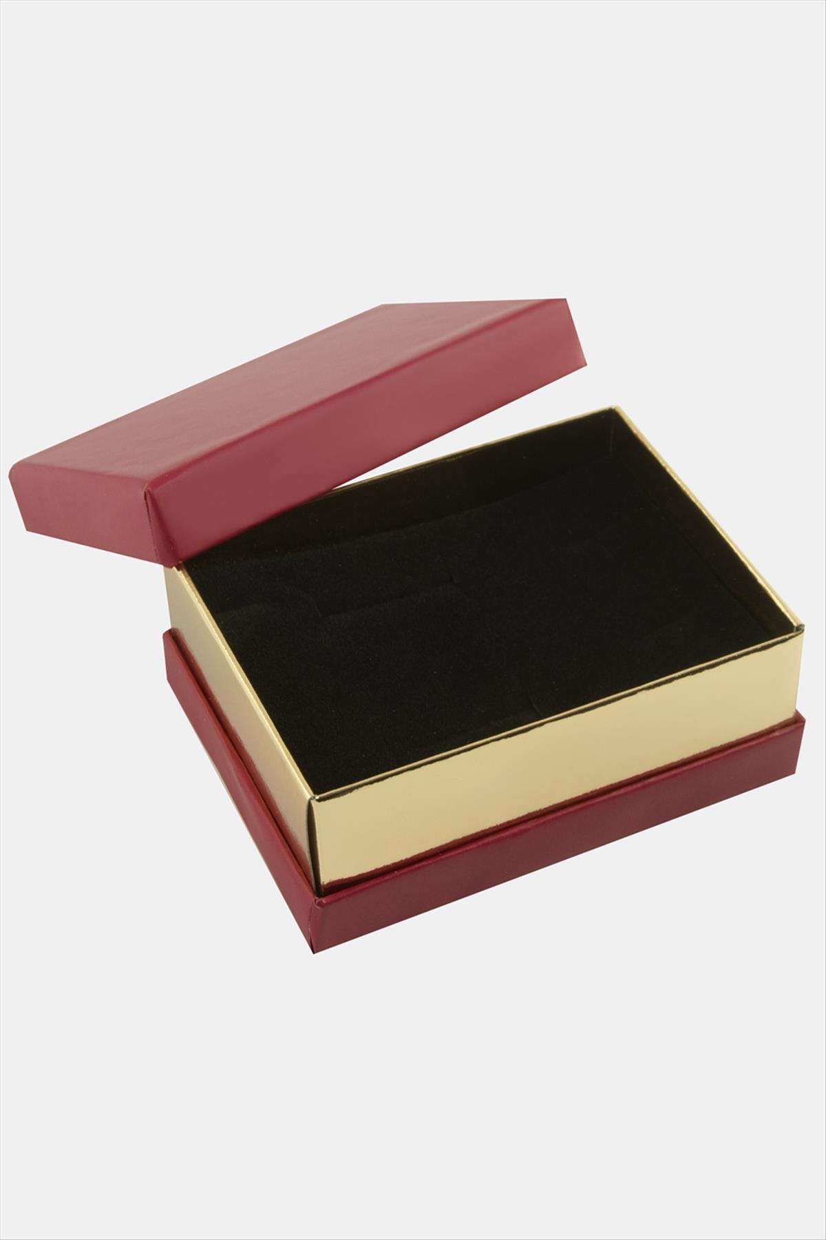 Sarı Şeritli Set Kolye Kutusu